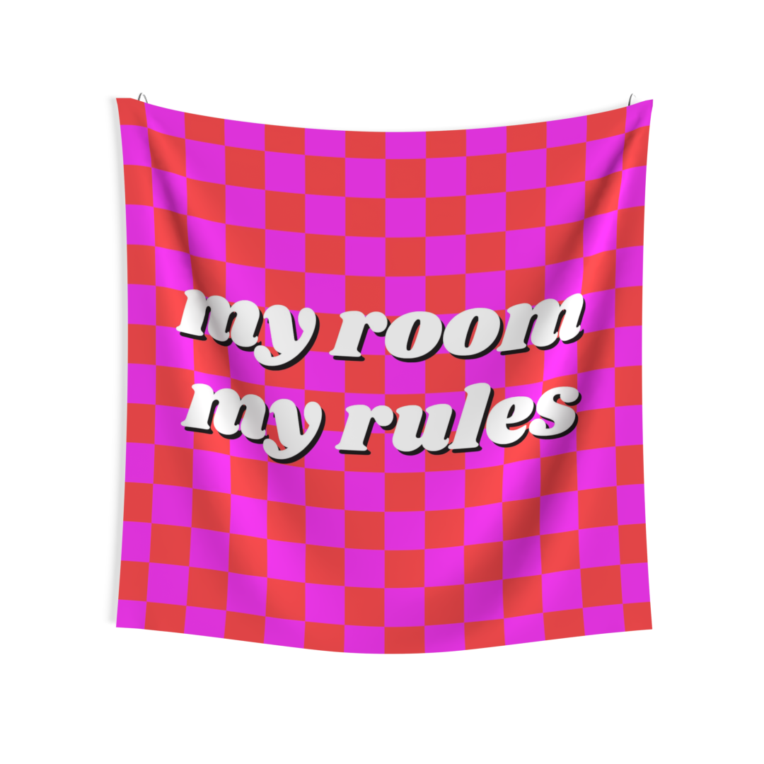 My Room My Rules Tapestry