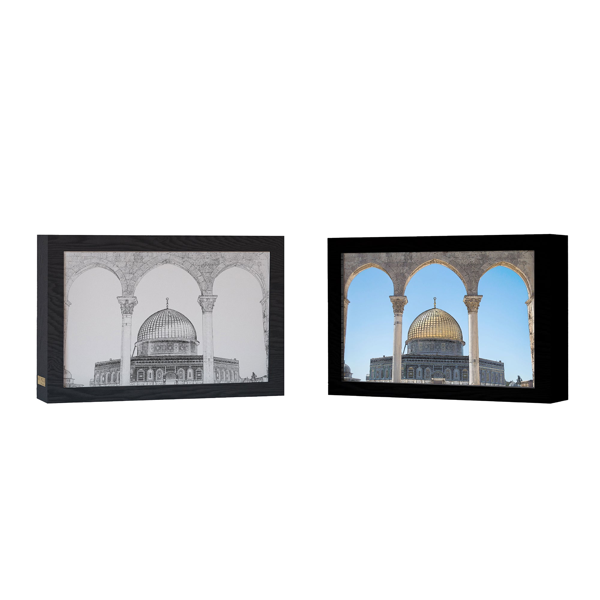 2 in 1 Photo Lighting Frame - QUBBET AL SAKHRA