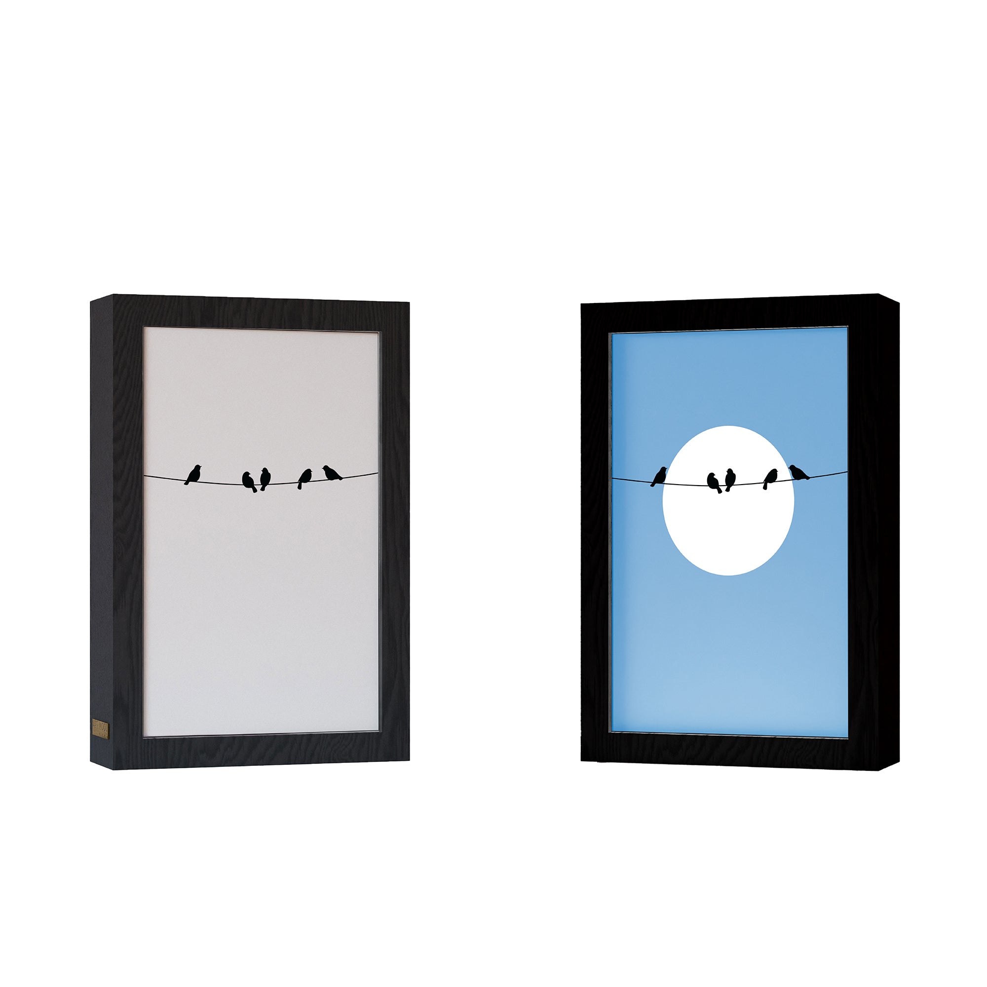 2 in 1 Photo Lighting Frame - Birds on Wire