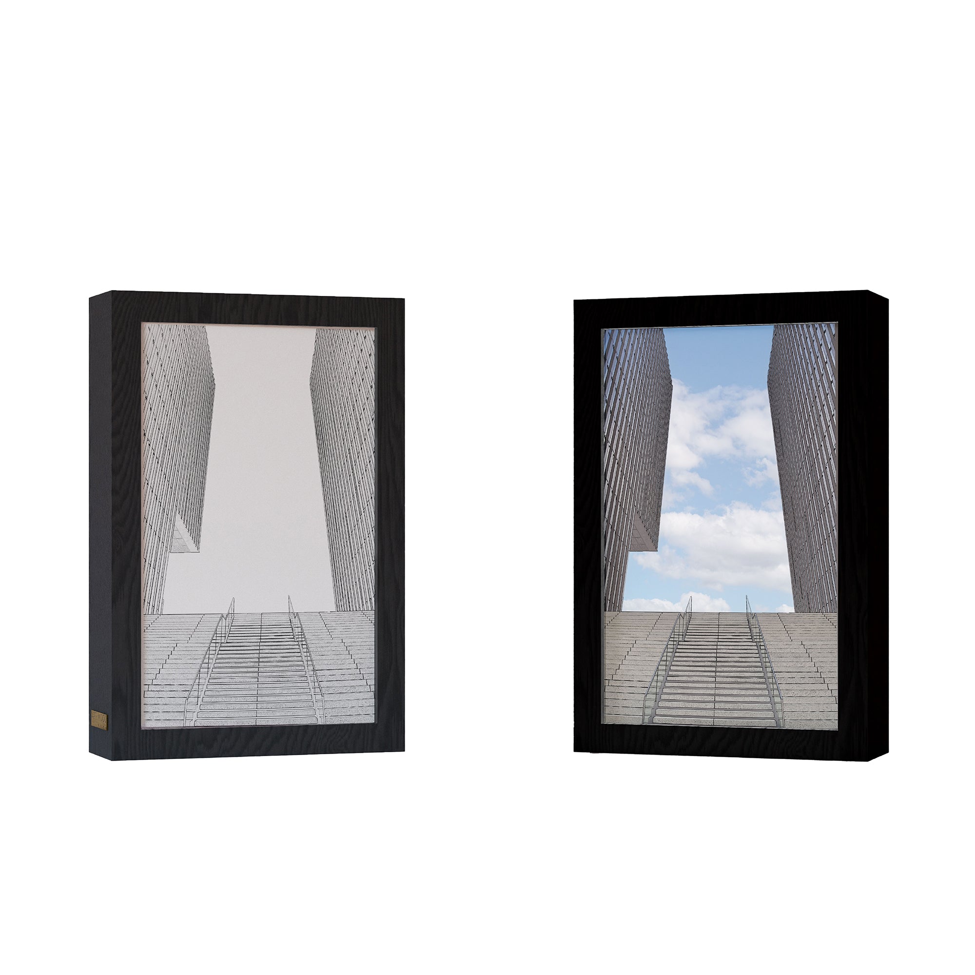 2 in 1 Photo Lighting Frame - Modern Building