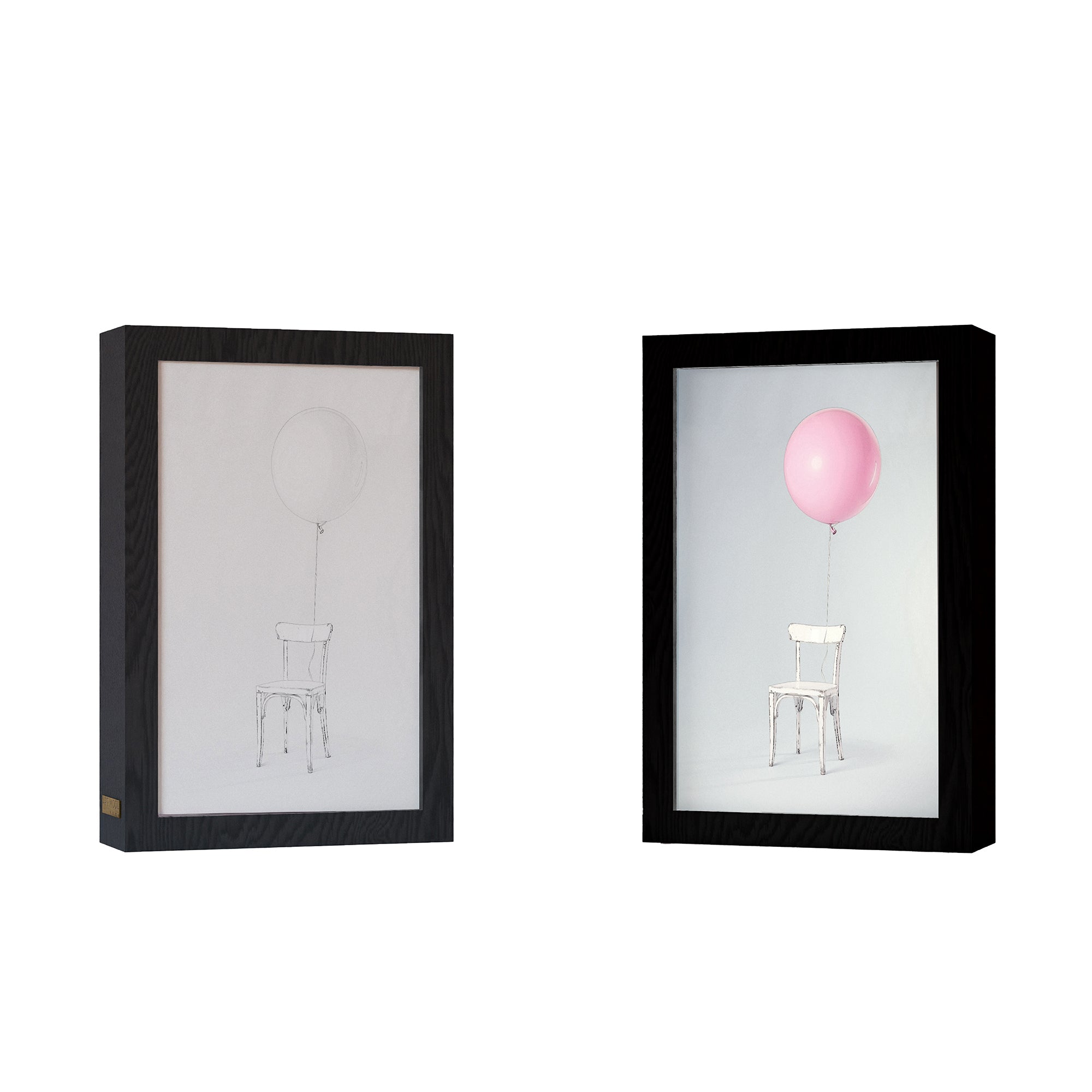 2 in 1 Photo Lighting Frame - Ballon & Chair