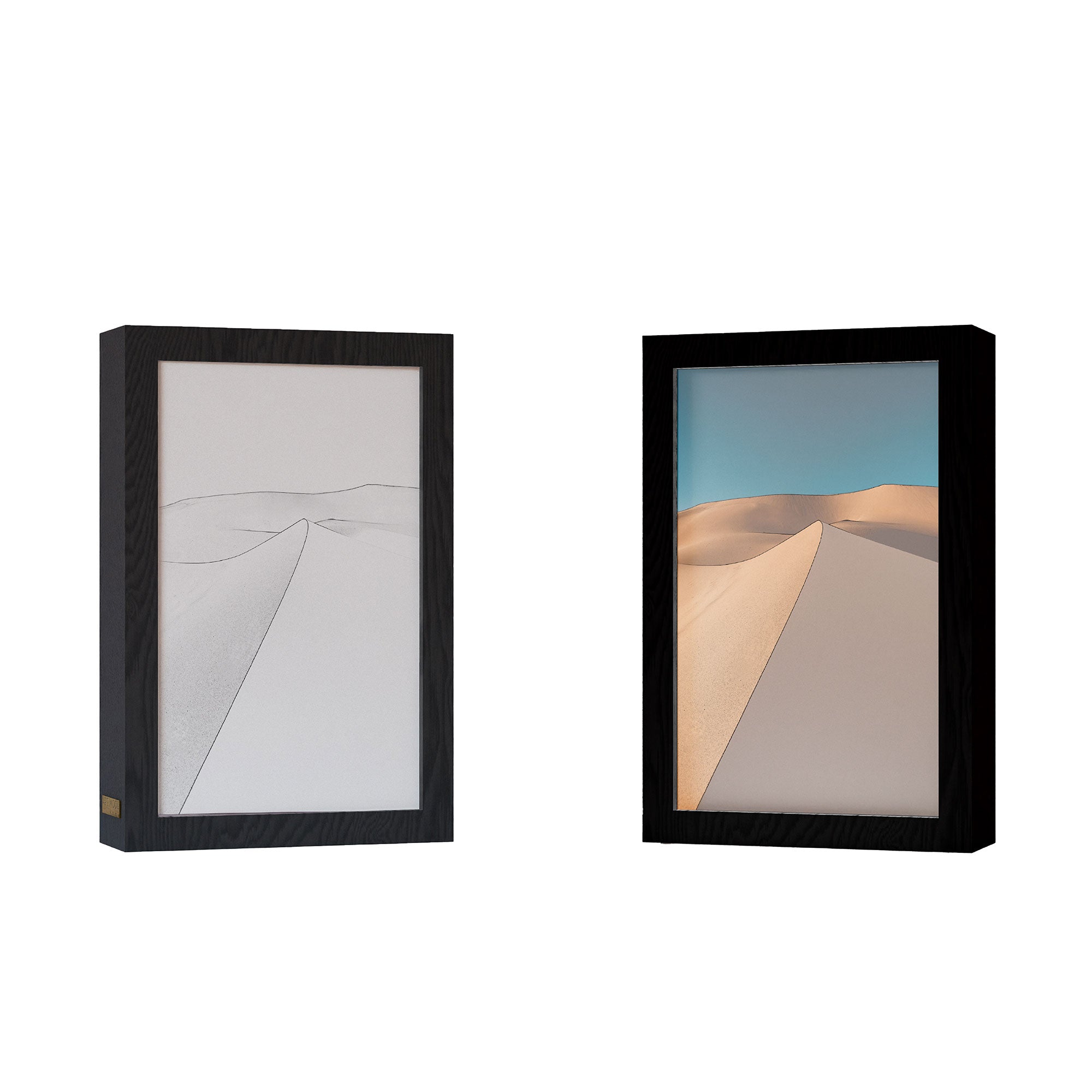 2 in 1 Photo Lighting Frame - Desert