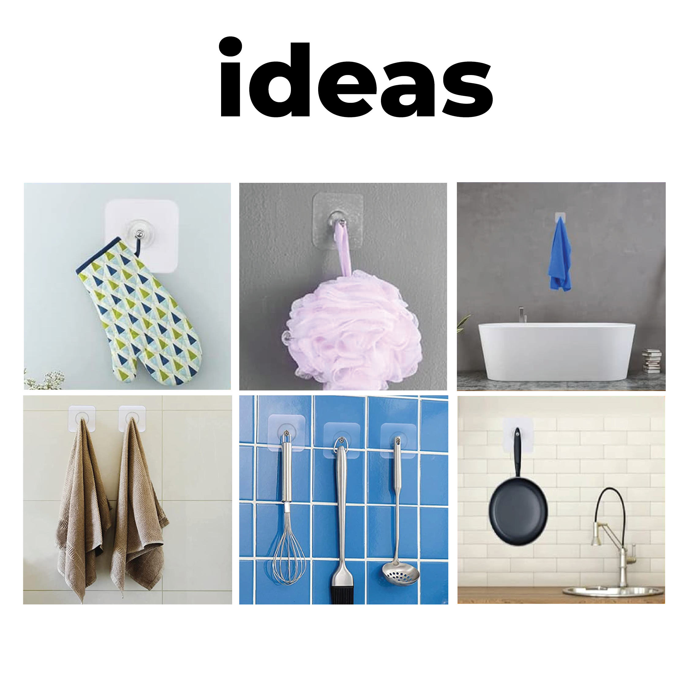 Screw Alternative- Wall Hook