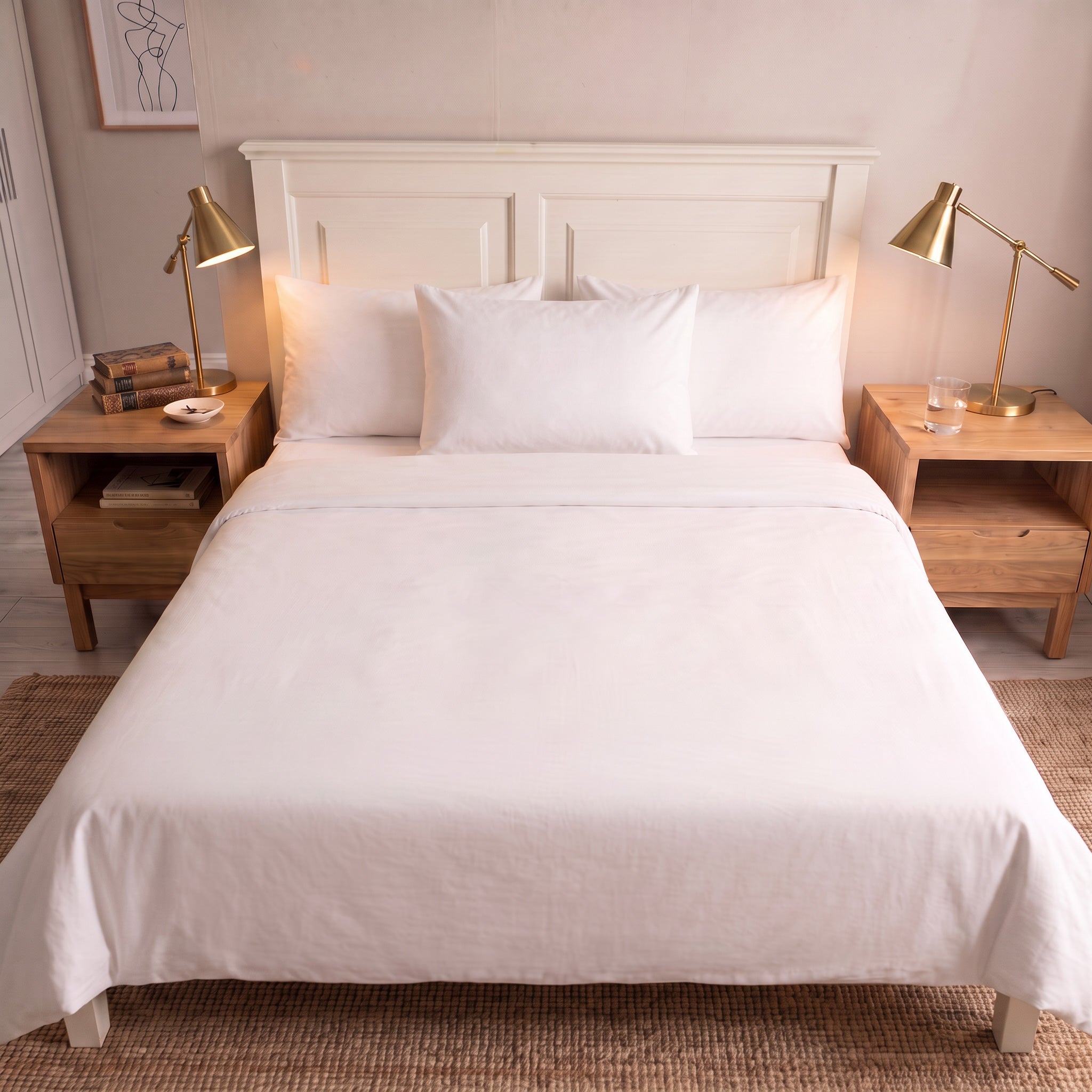 HOTEL DUVET COVER - ESSENTIAL SETS - 100% COTTON LUXURY SATEEN - 400 TC