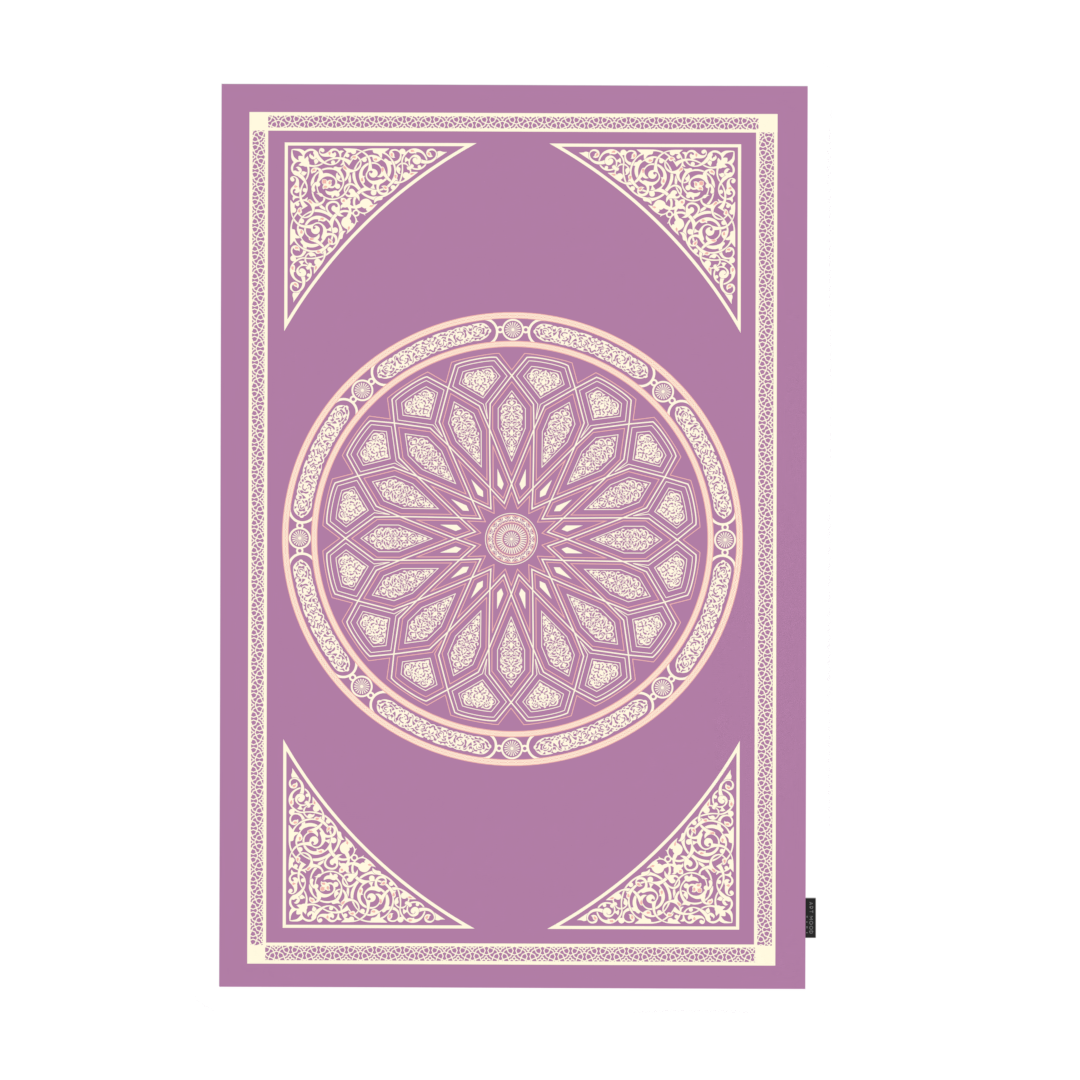 Prayer Mat AL-Qubba Pastel Purple - Waterproof Pocket Size