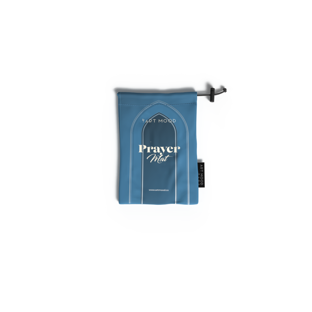 Prayer Mat AL-Taqwa Blue - Waterproof Pocket Size