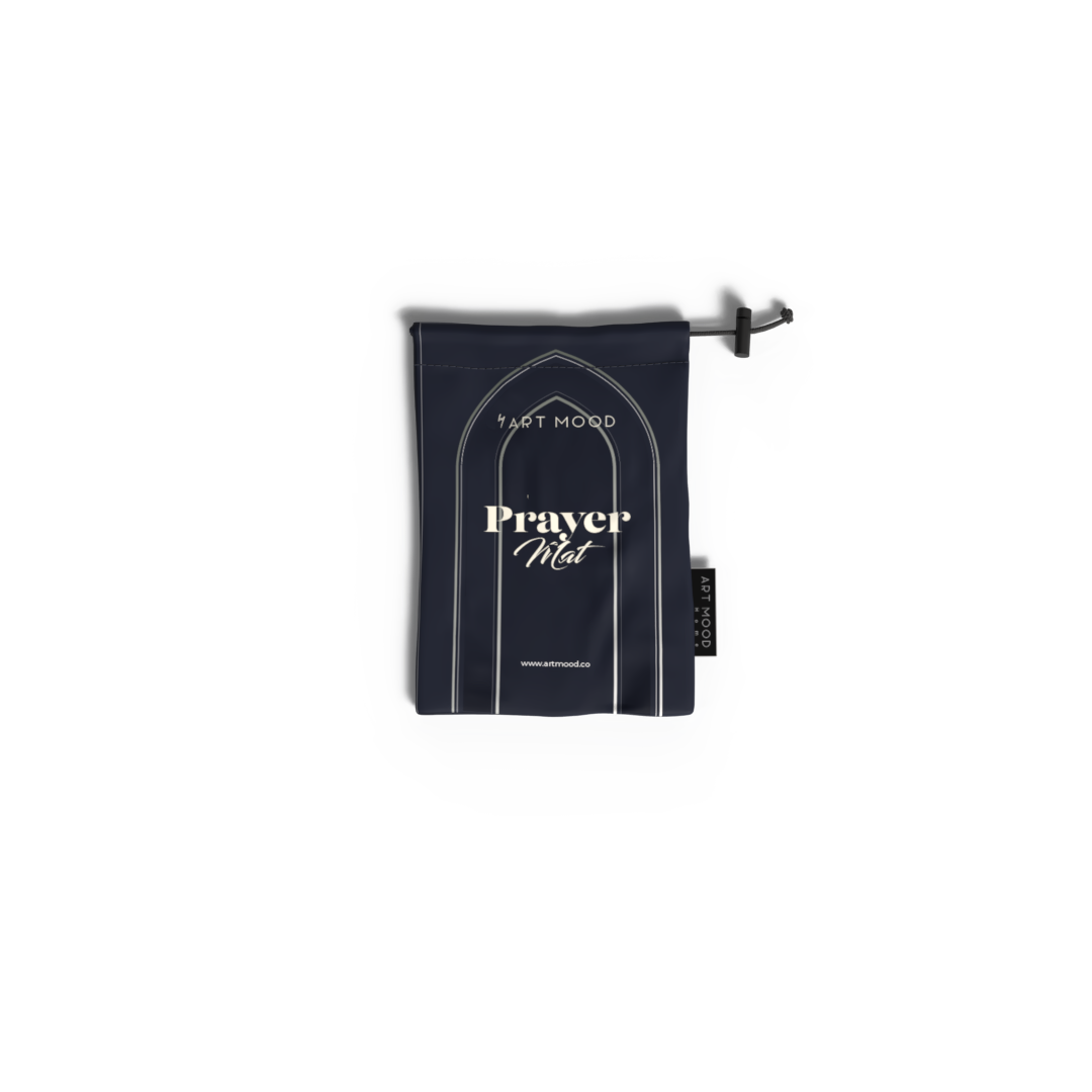 Prayer Mat AL-Taqwa Dark Blue - Waterproof Pocket Size