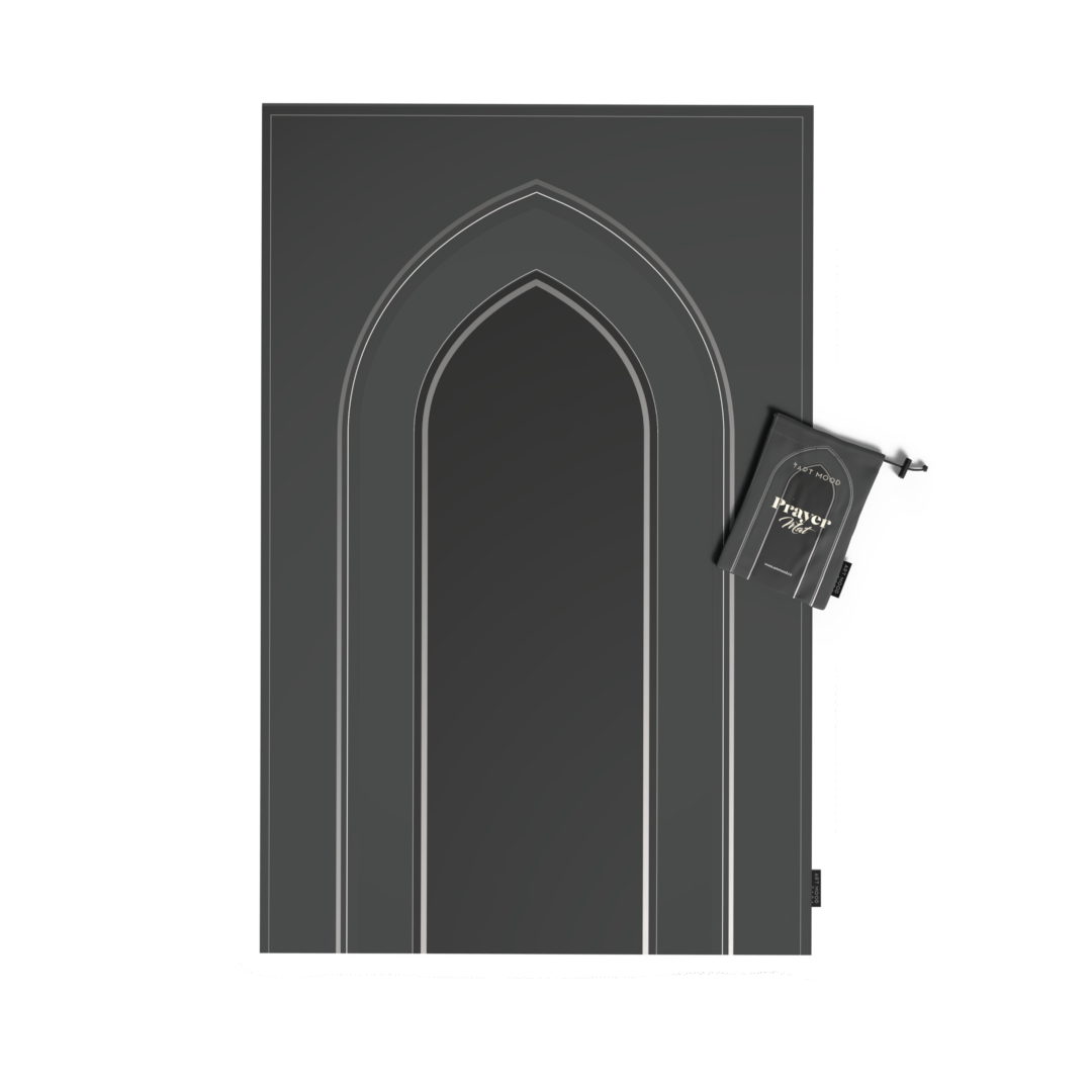 Prayer Mat AL-Taqwa Grey - Waterproof Pocket Size