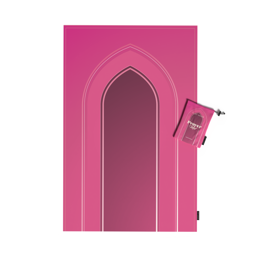 Prayer Mat AL-Taqwa Pink - Waterproof Pocket Size