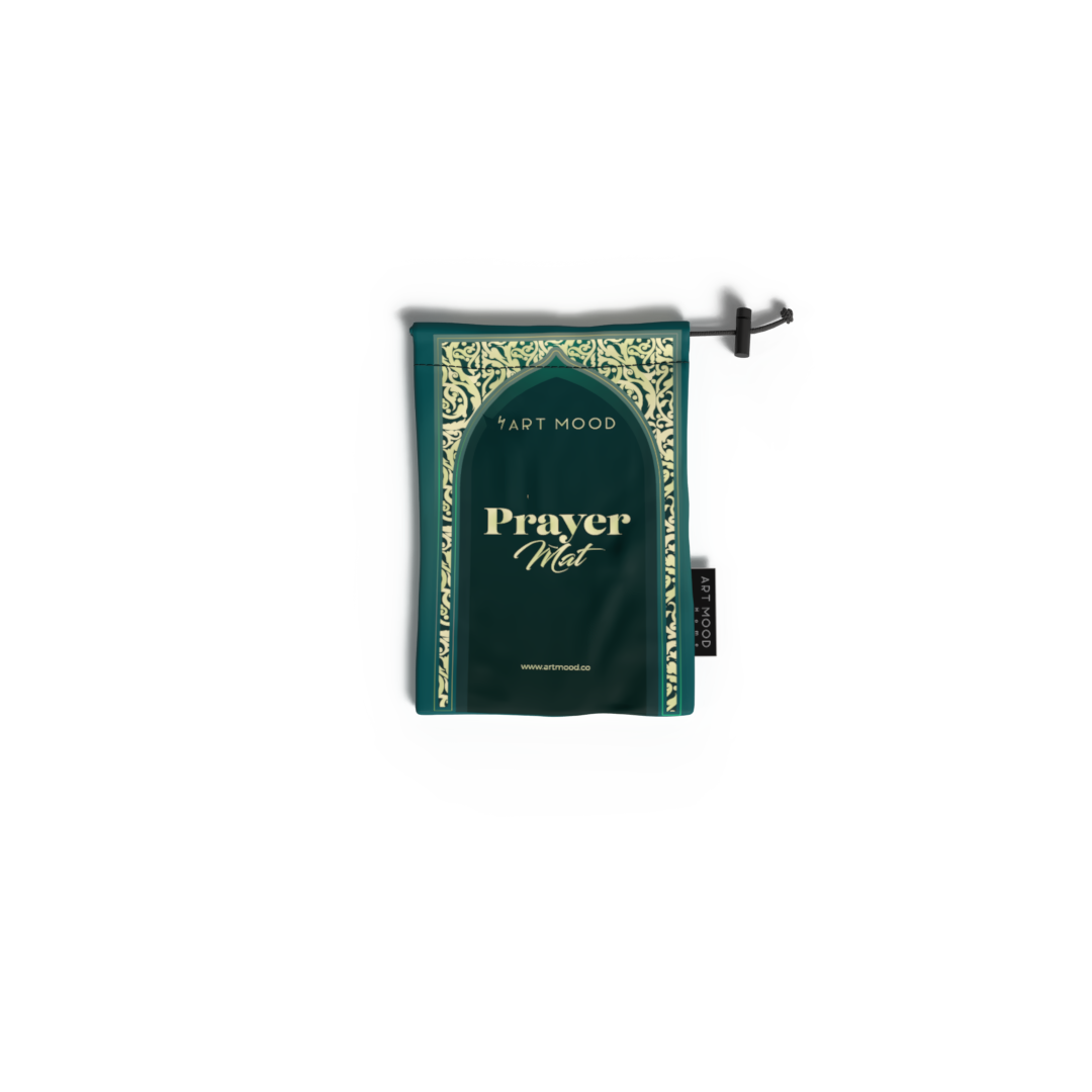 Prayer Mat AL-Hedaya Green - Waterproof Pocket Size