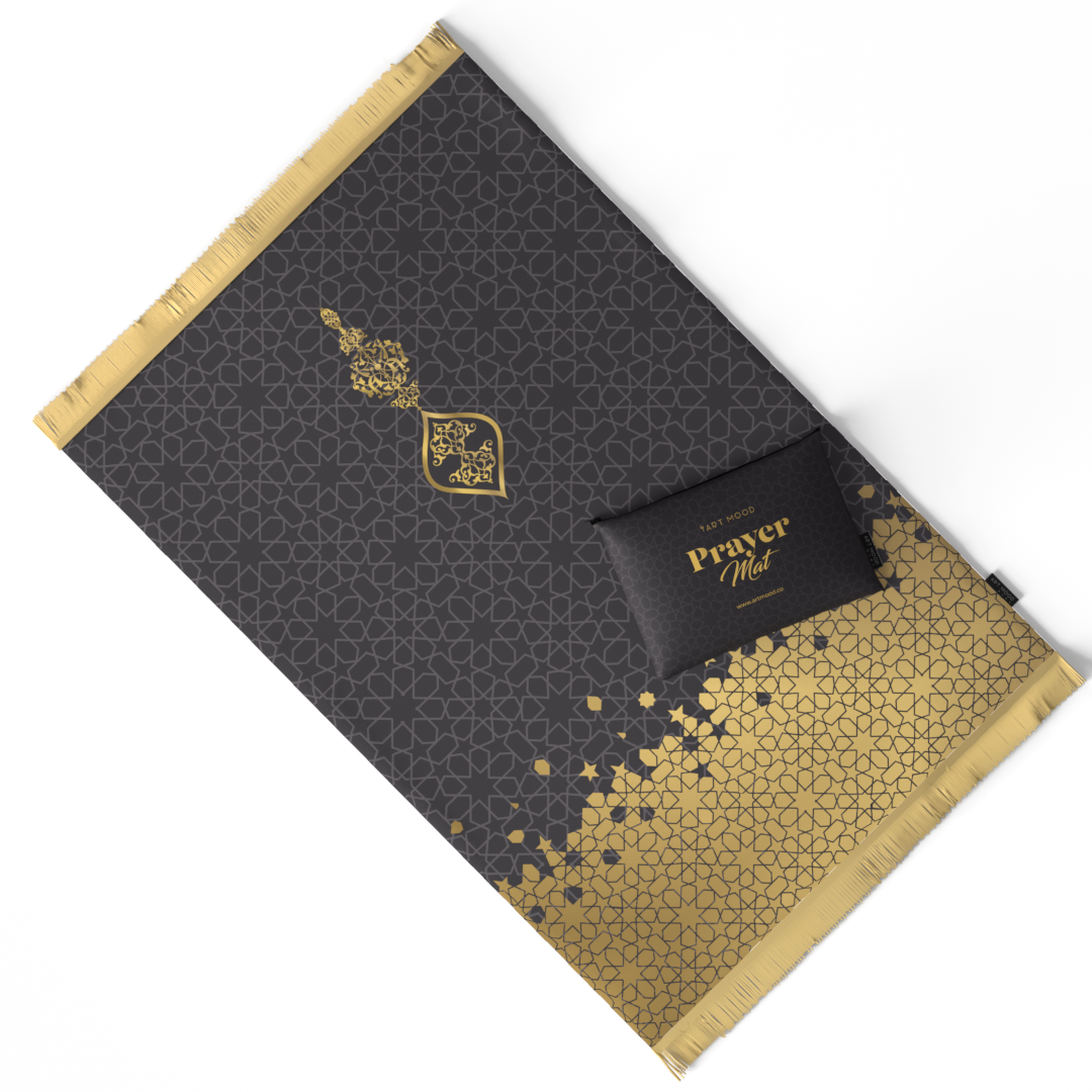 Prayer Mat AL-Hudda Graphite - Velvet