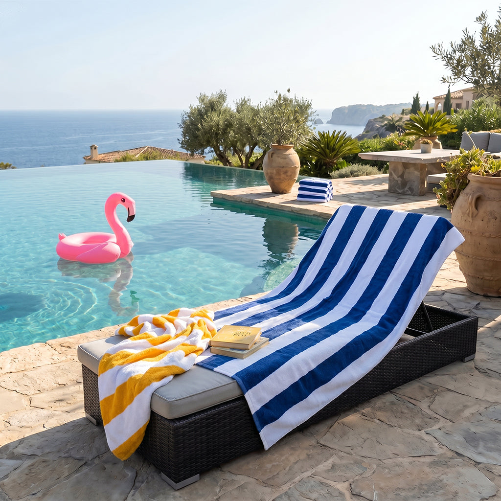 Hotel Cotton Oversized Heavy Beach Towel - 1000gm