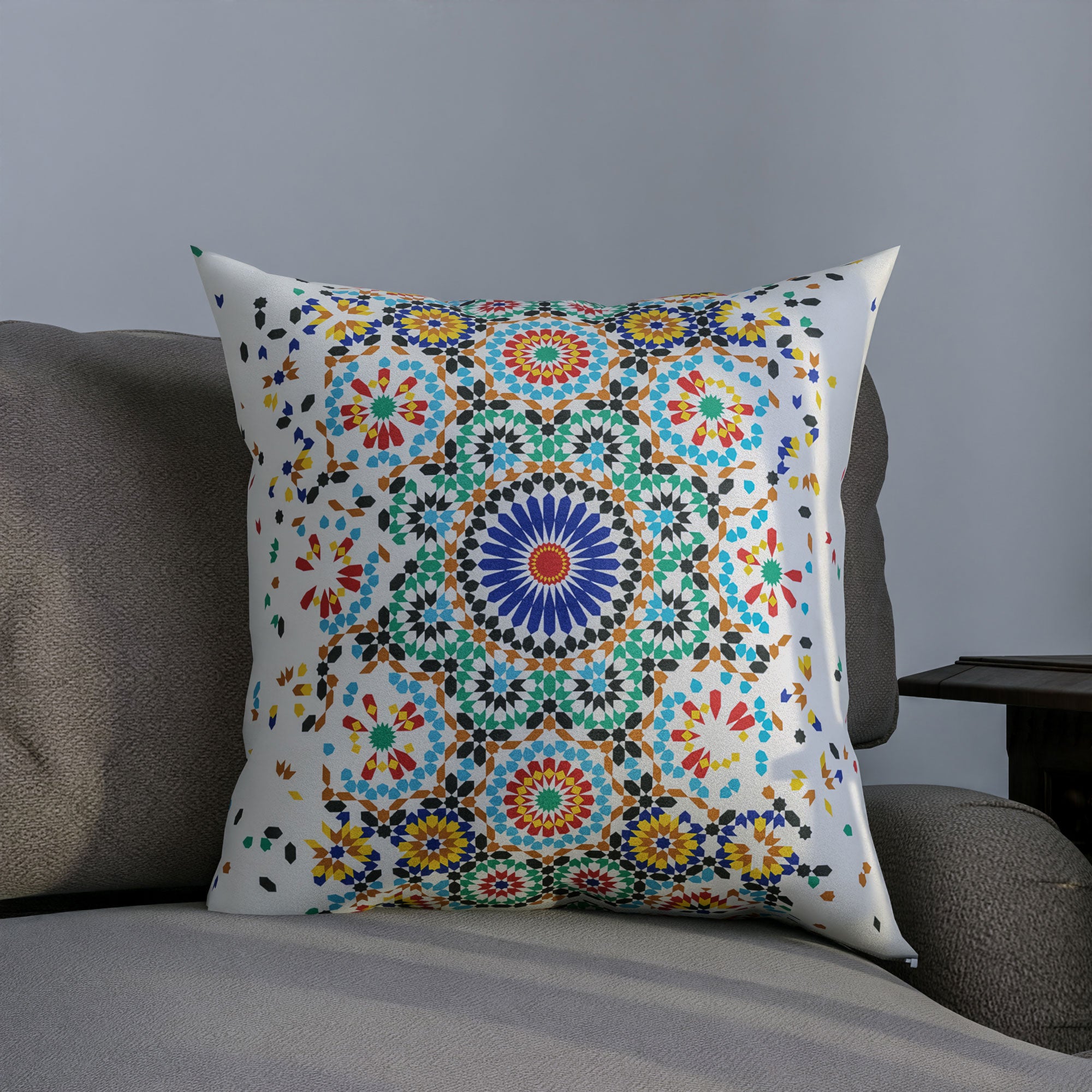 Bahja ( Runner + 2 Cushion Cover + 4 Coasters + 3 Fabric Posters + Tissue Box) Bundle