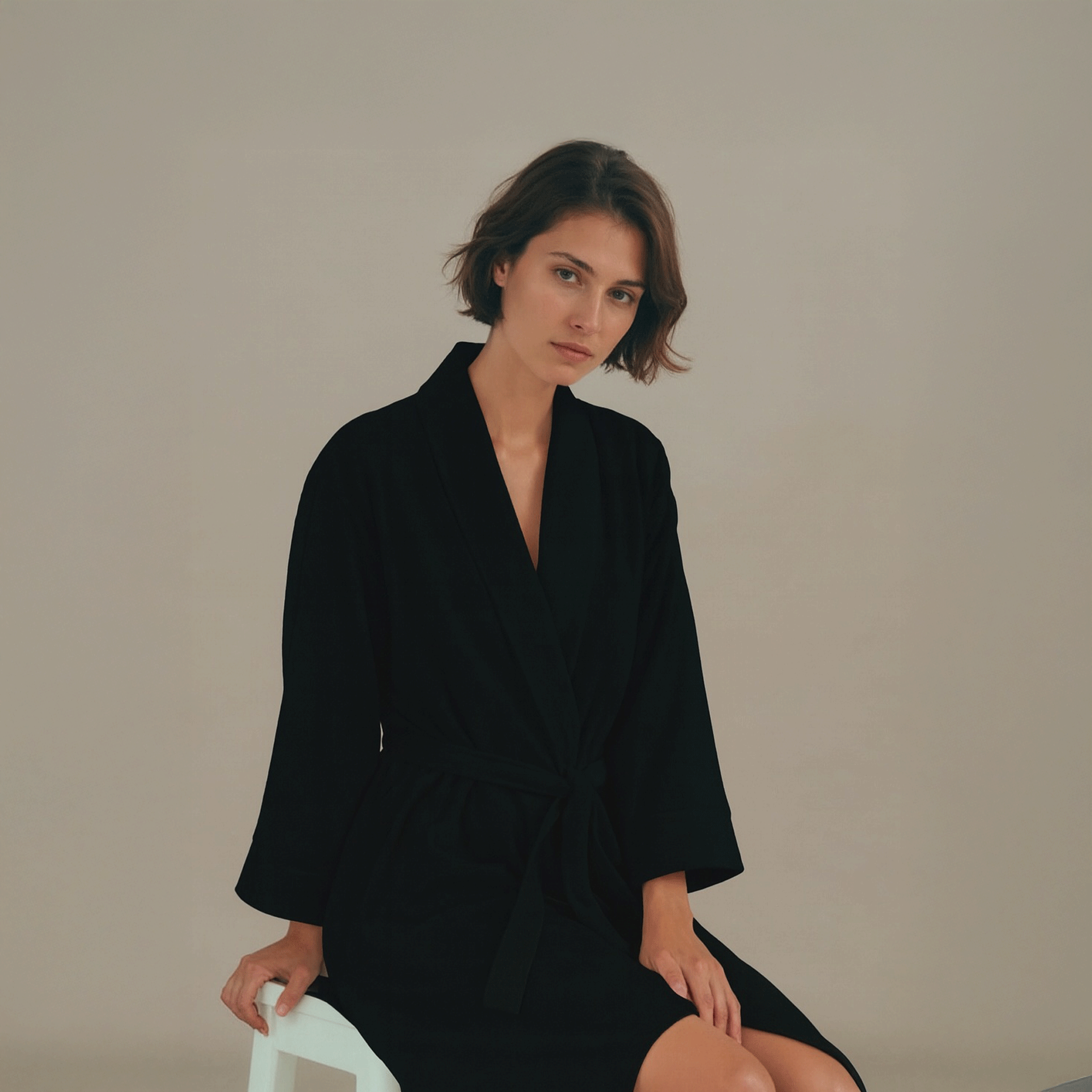 Hotel Cotton Bathrobe - 1350gm - Velour