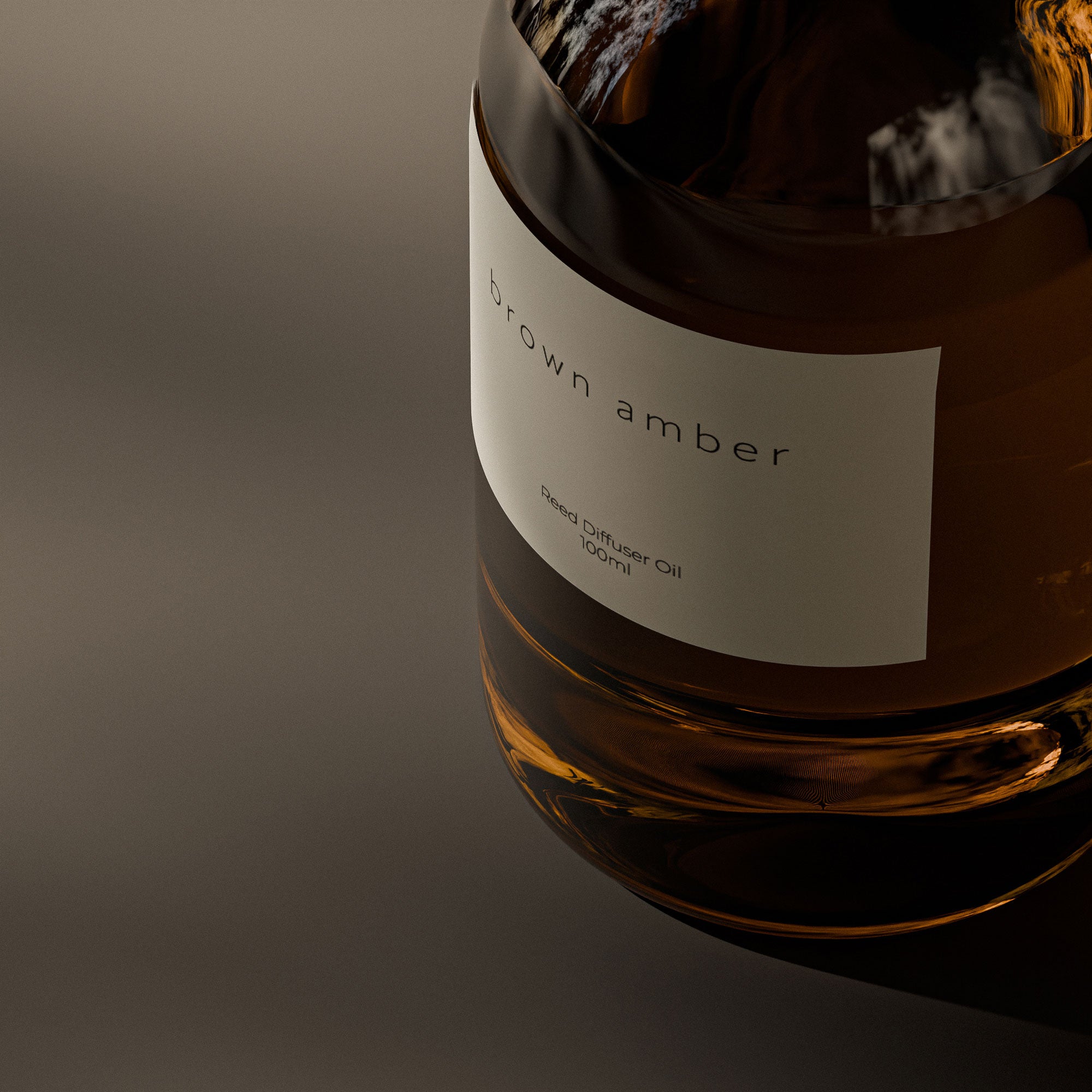 Brown Amber Refill Bottle - Reed Diffuser 100ML