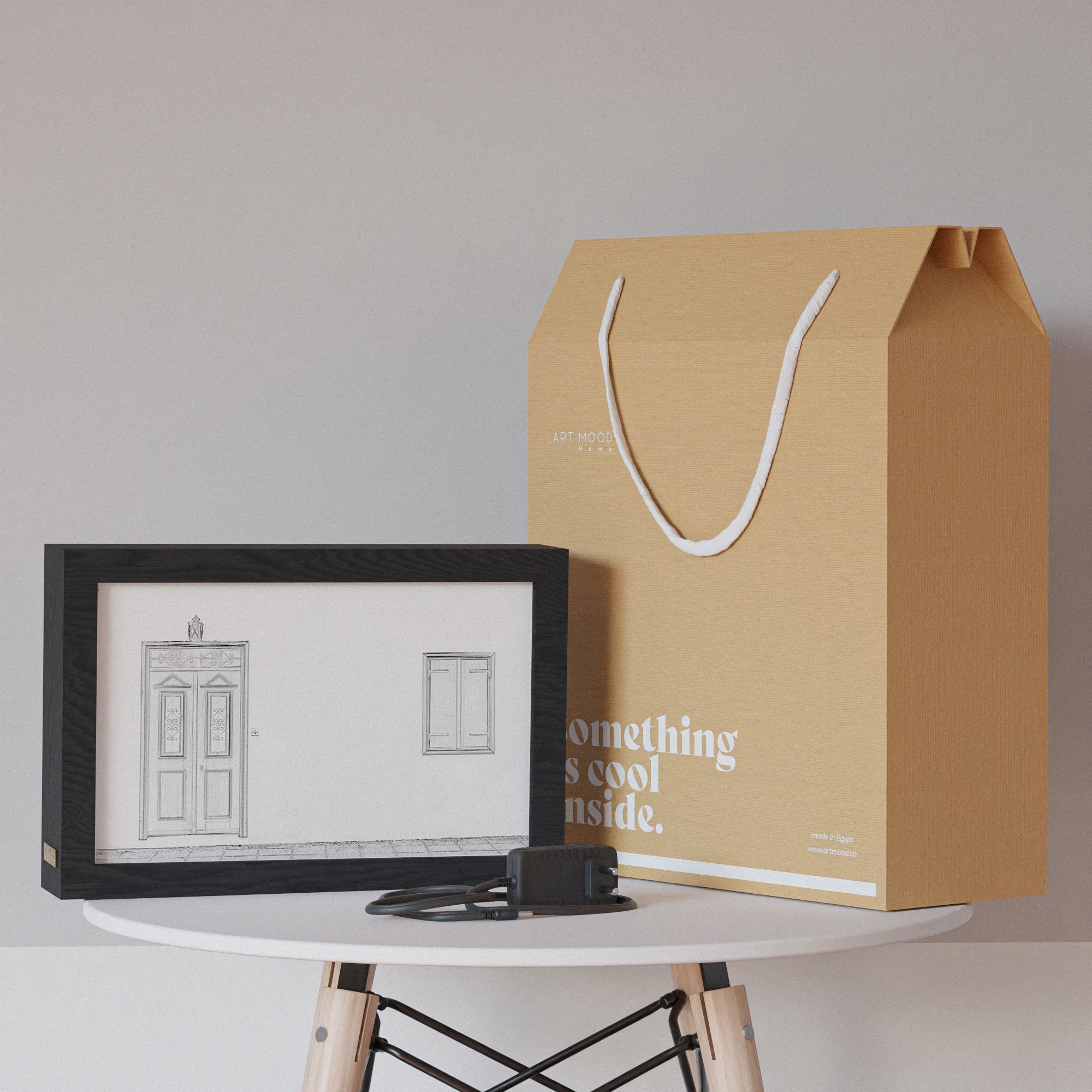 2 in 1 Photo Lighting Frame - Blue Door