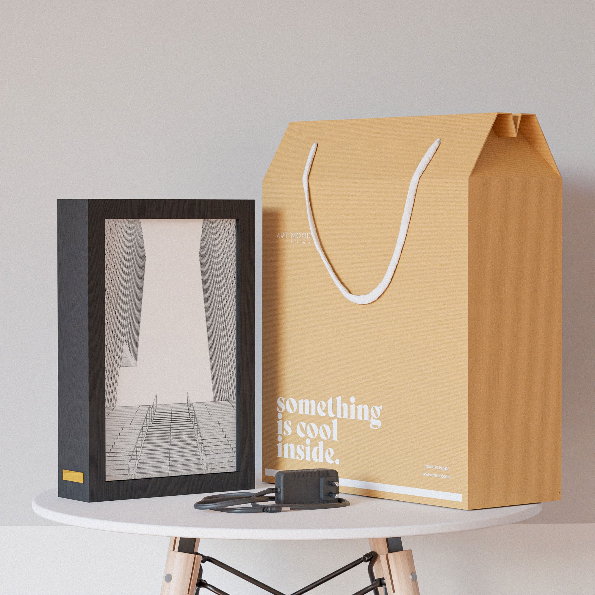 2 in 1 Photo Lighting Frame - Modern Building