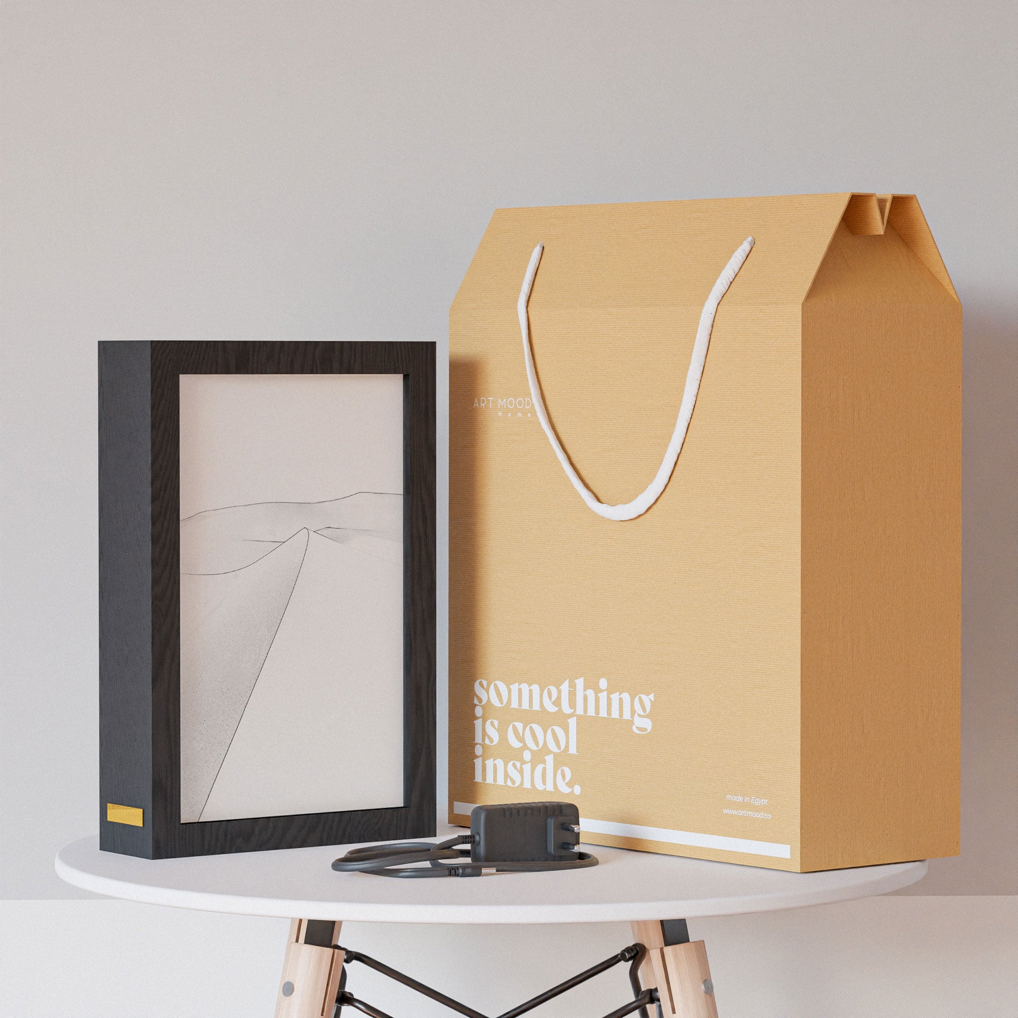 2 in 1 Photo Lighting Frame - Desert