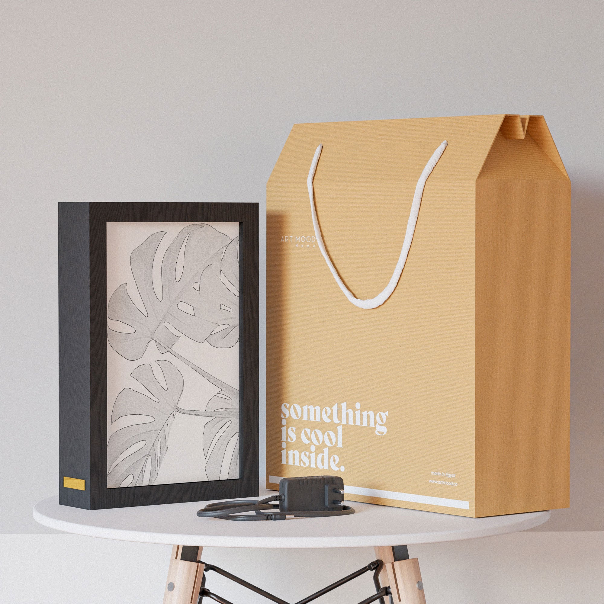 2 in 1 Photo Lighting Frame - Leafs