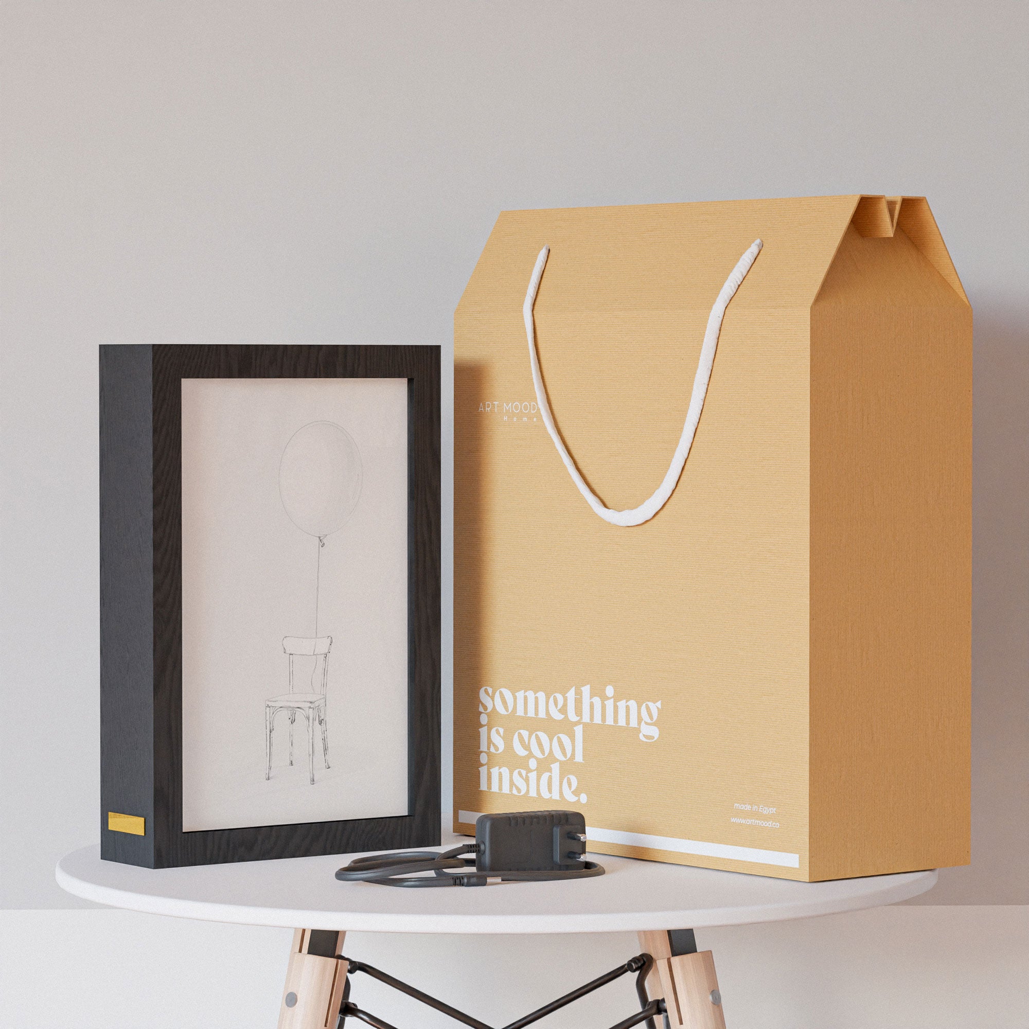 2 in 1 Photo Lighting Frame - Ballon & Chair