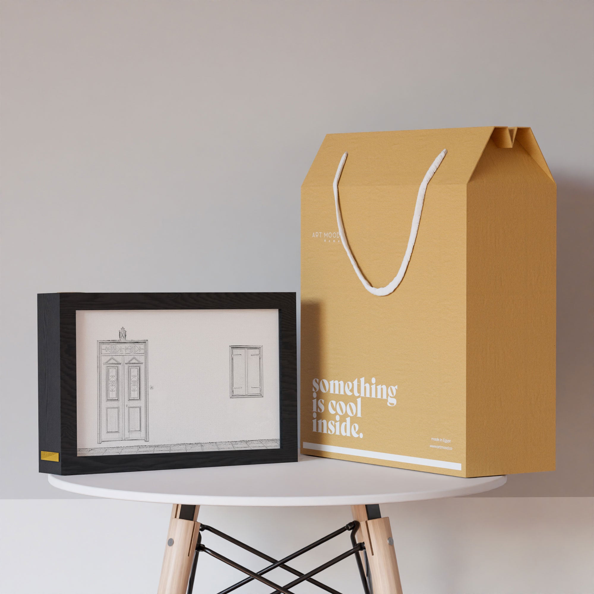 2 in 1 Photo Lighting Frame - Blue Door