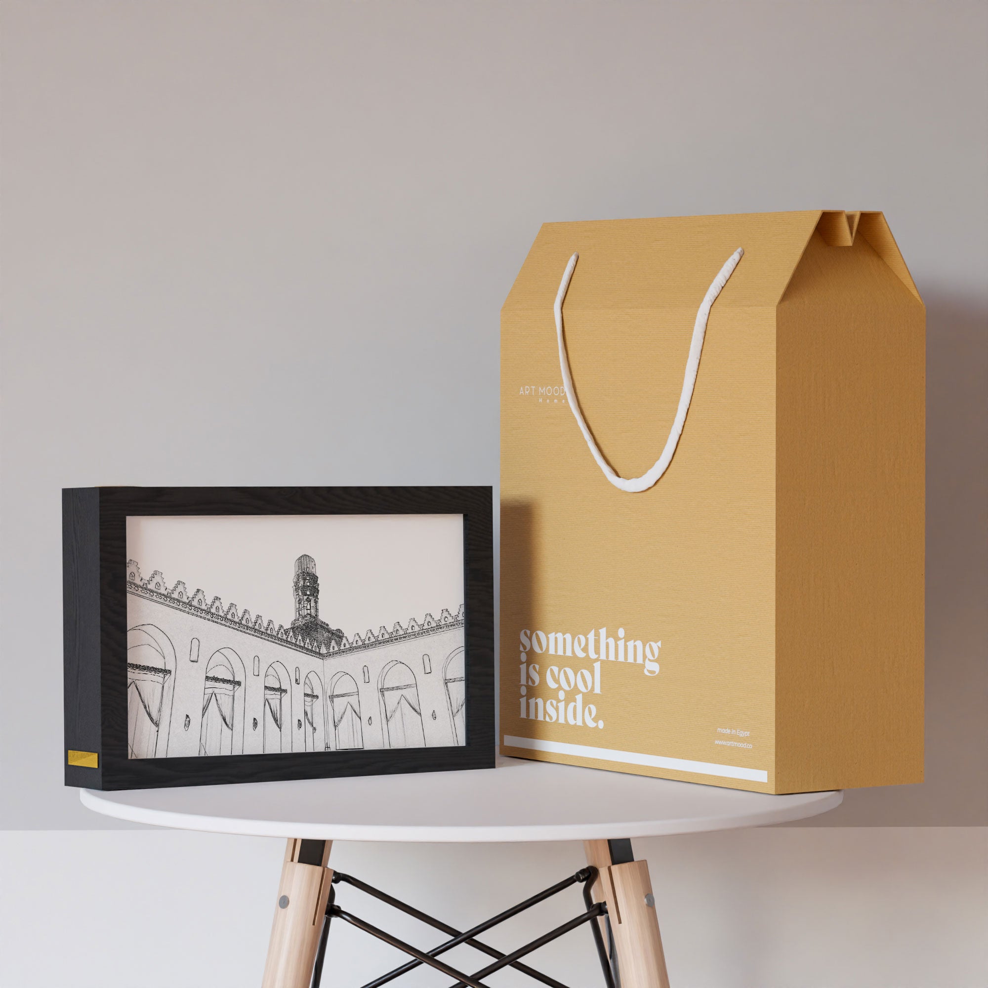 ٢ في ١ - برواز مضئ - مسجد الحاكم بأمر الله