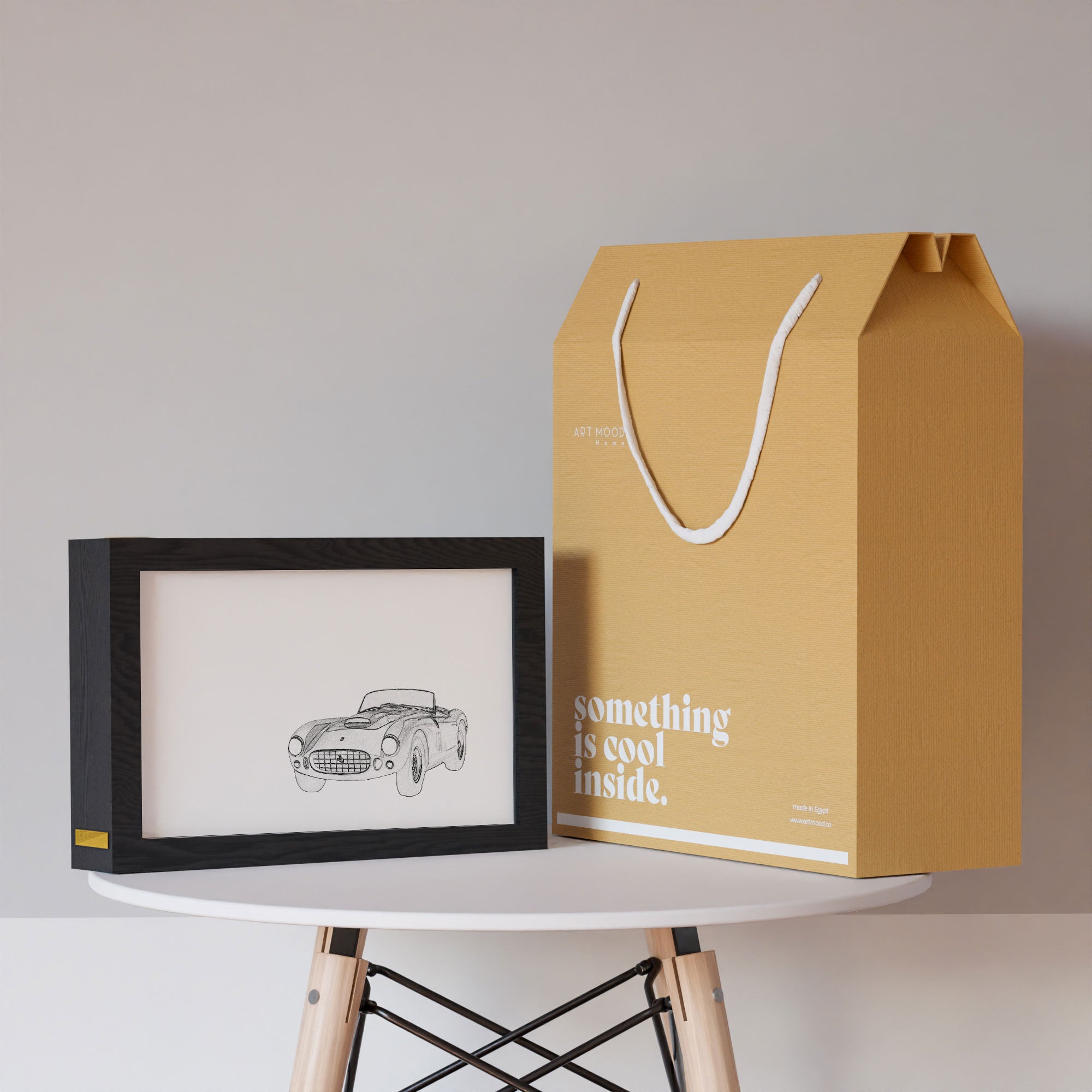 2 in 1 Photo Lighting Frame - Classic Ferrari