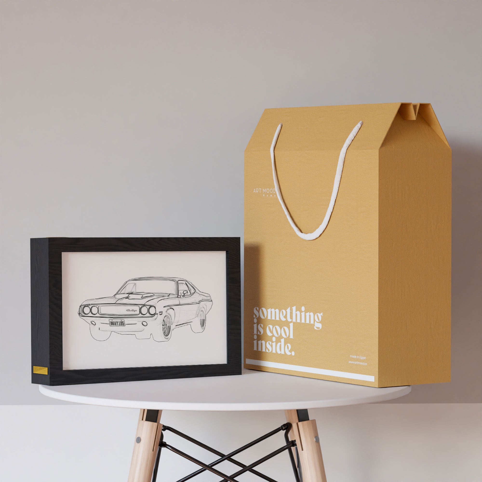 ٢ في ١ - برواز مضئ - دودچ كلاسيك