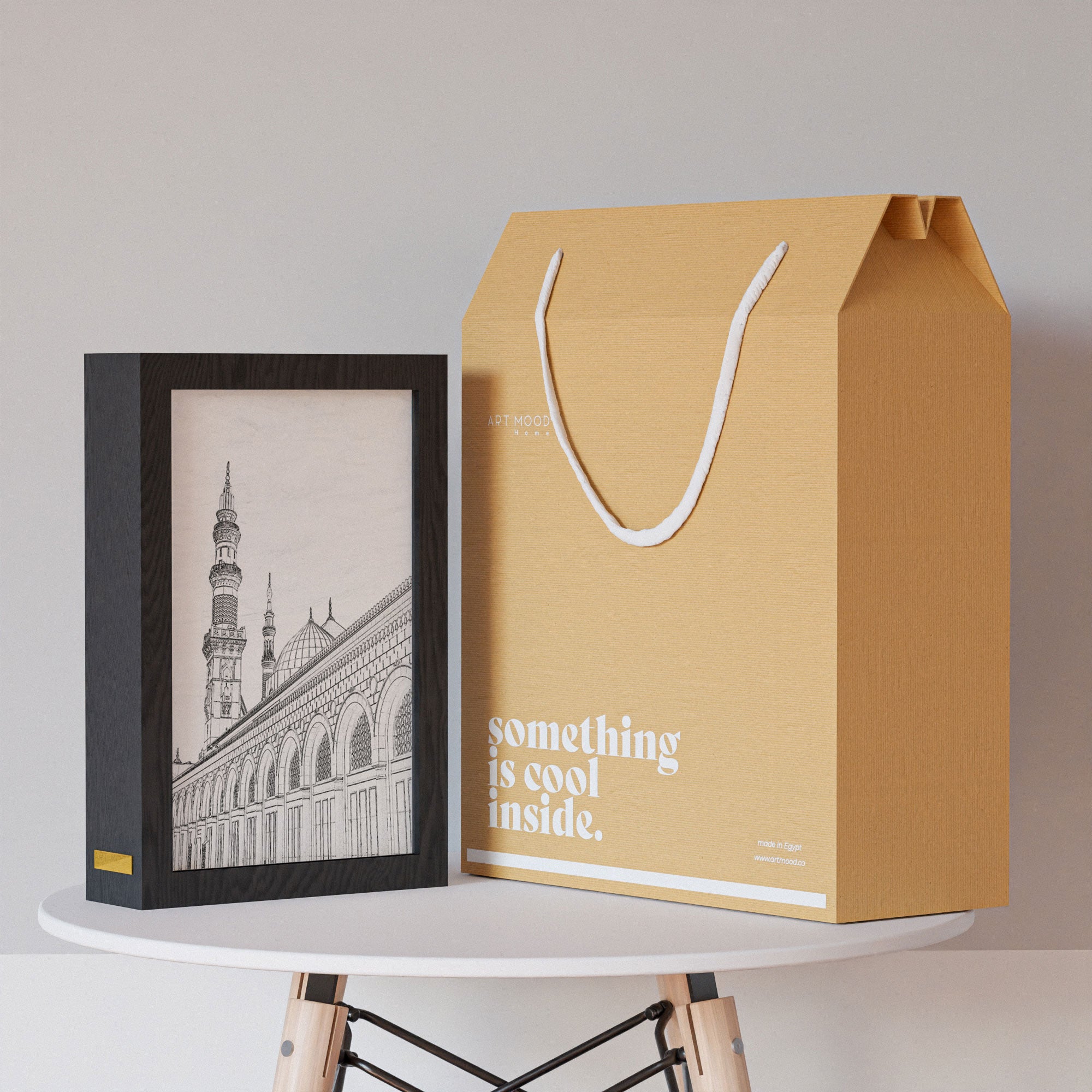 ٢ في ١ - برواز مضئ - المسجد النبوي ١