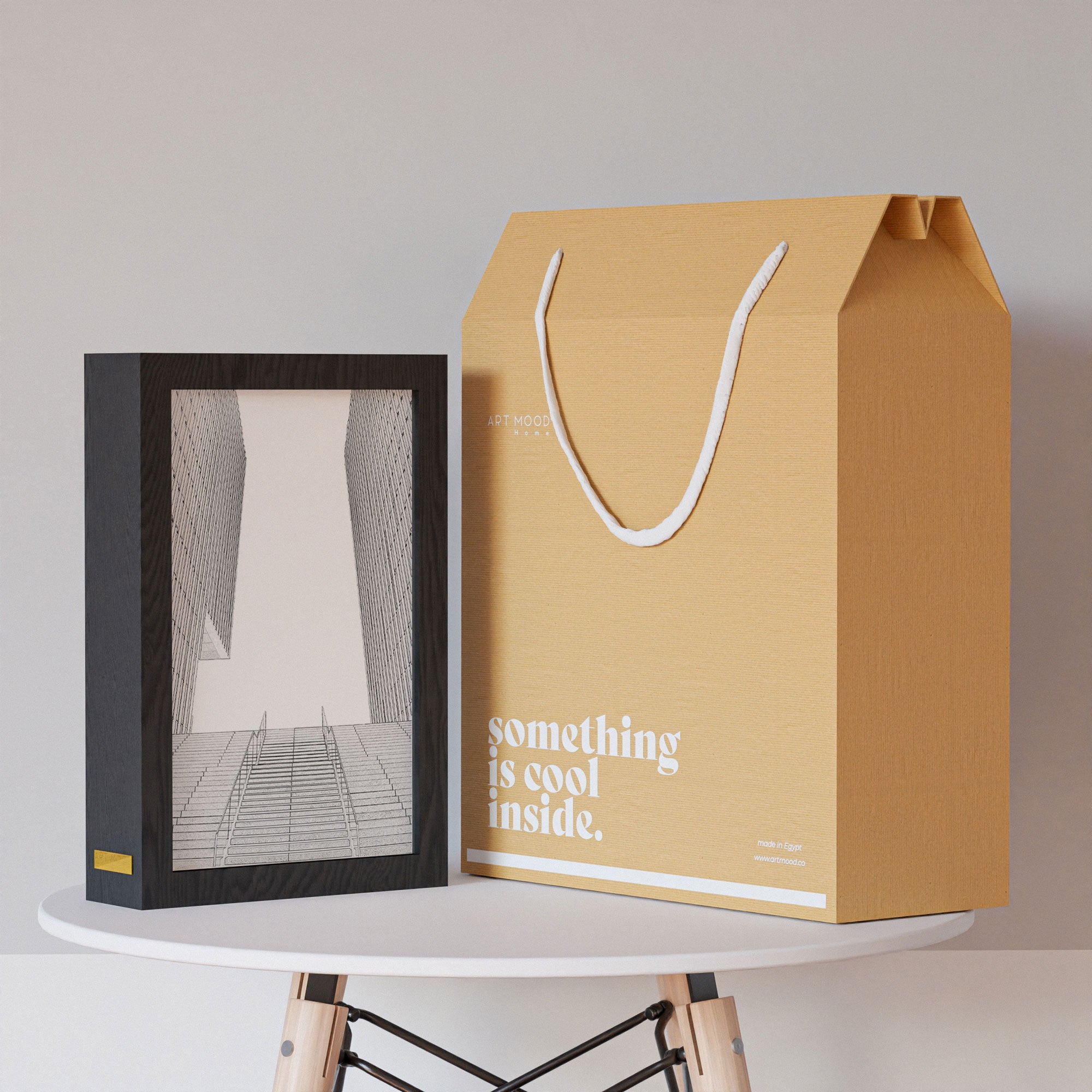 2 in 1 Photo Lighting Frame - Modern Building