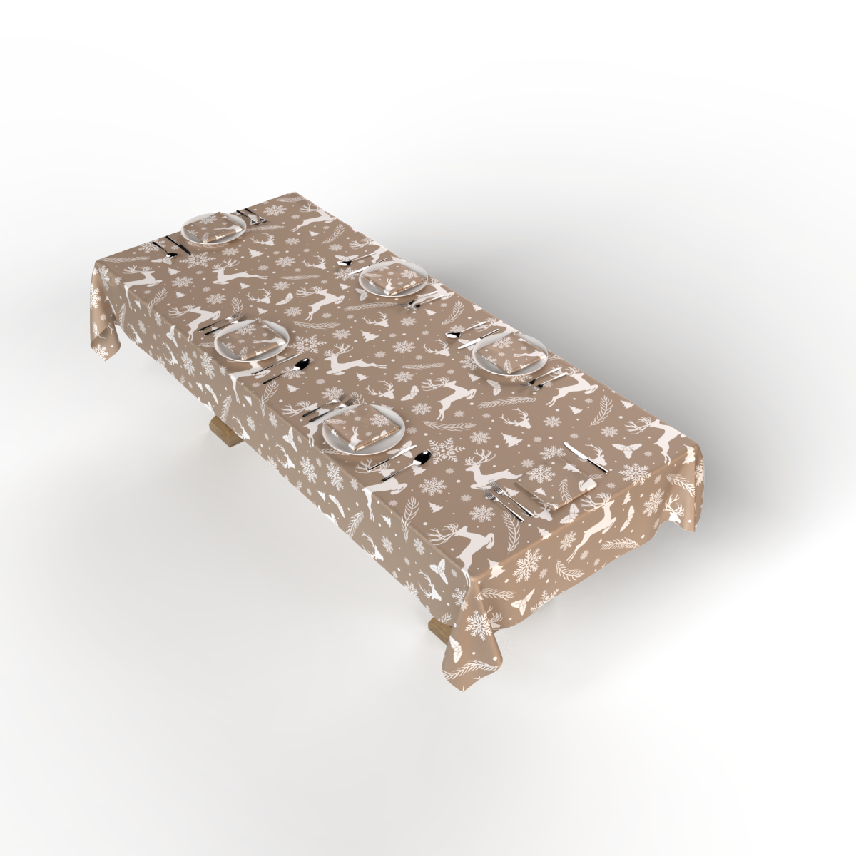 Christmas 10 Tablecloth & Napkins Set