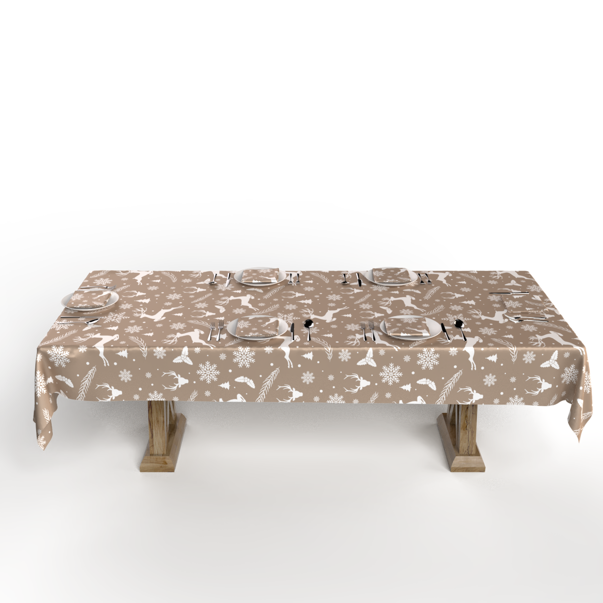 Christmas 10 Tablecloth & Napkins Set