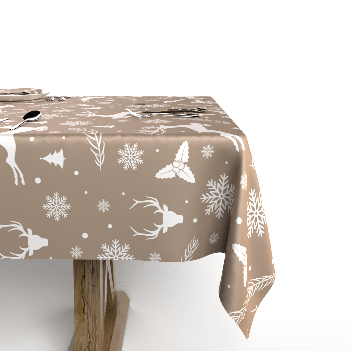 Christmas 10 Tablecloth & Napkins Set