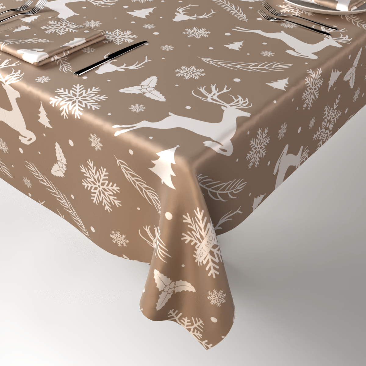 Christmas 10 Tablecloth & Napkins Set