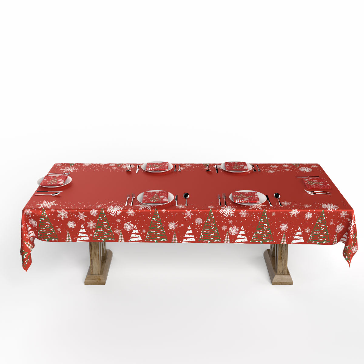 Christmas 14 Tablecloth & Napkins Set