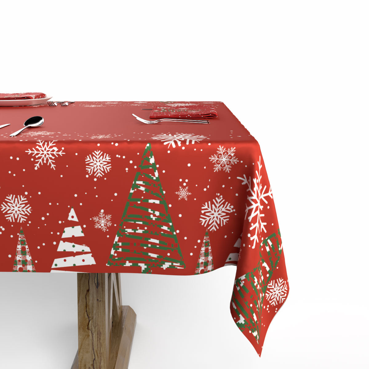 Christmas 14 Tablecloth & Napkins Set