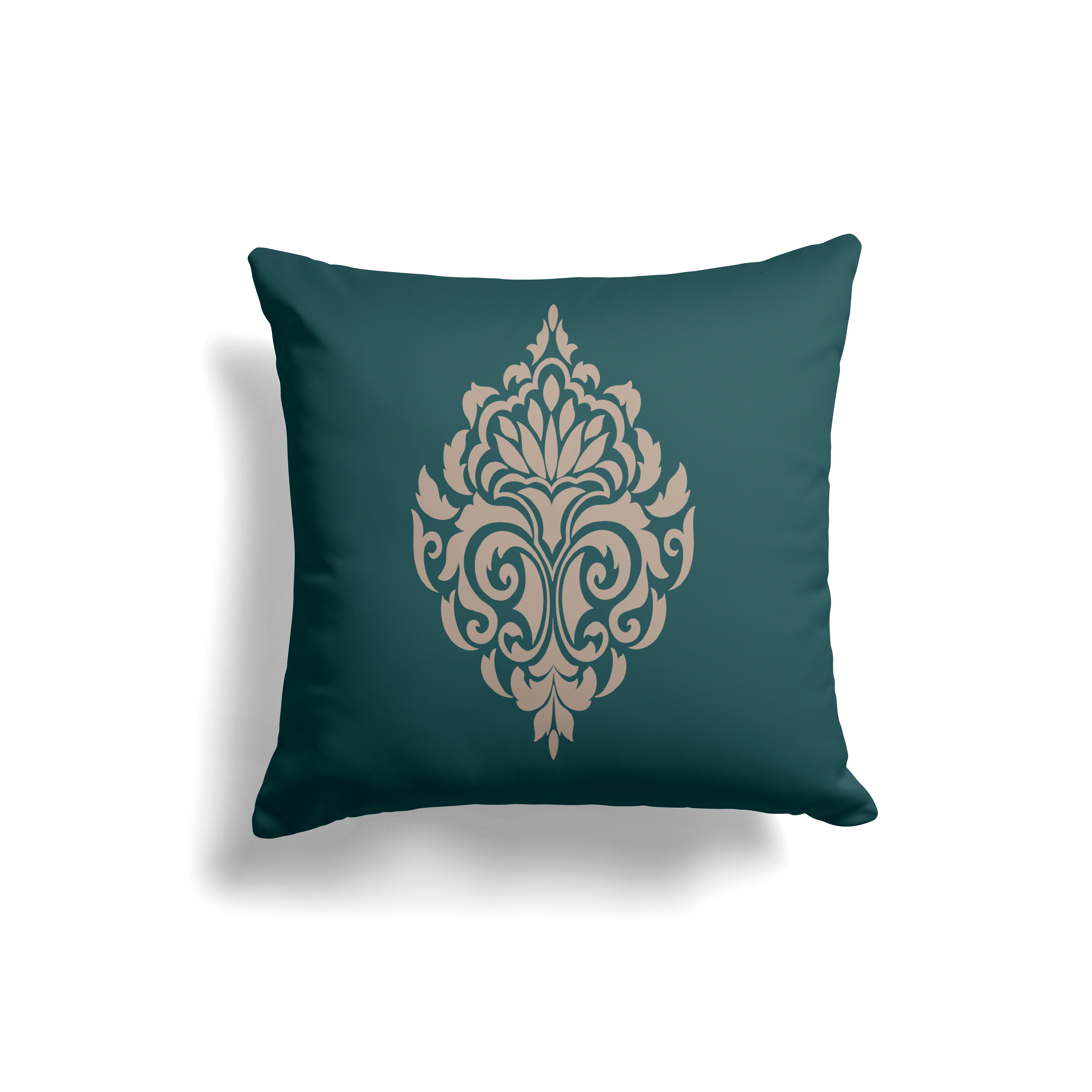 Damask Green Cushion