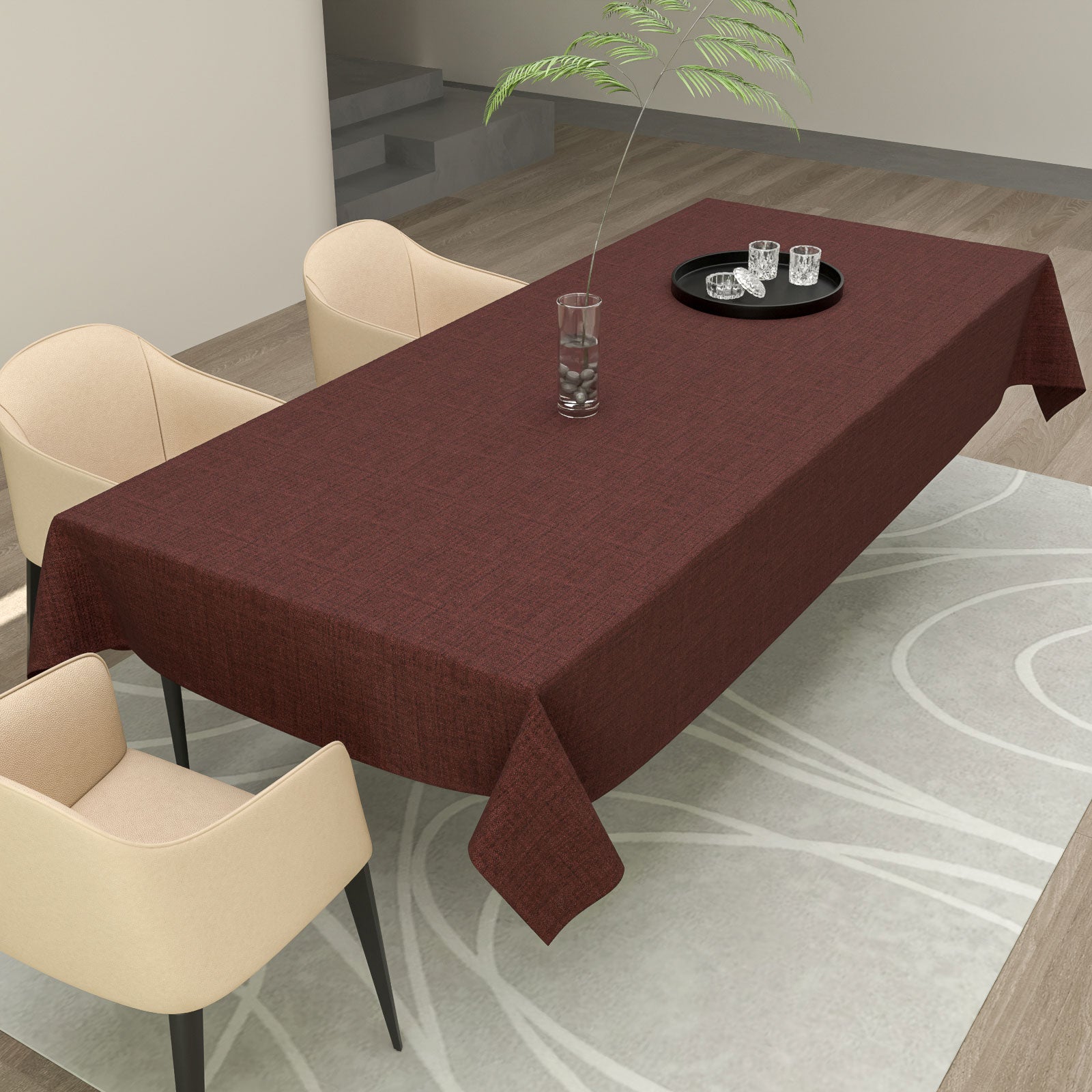 مفرش طاولة من الكتان - نبيتي