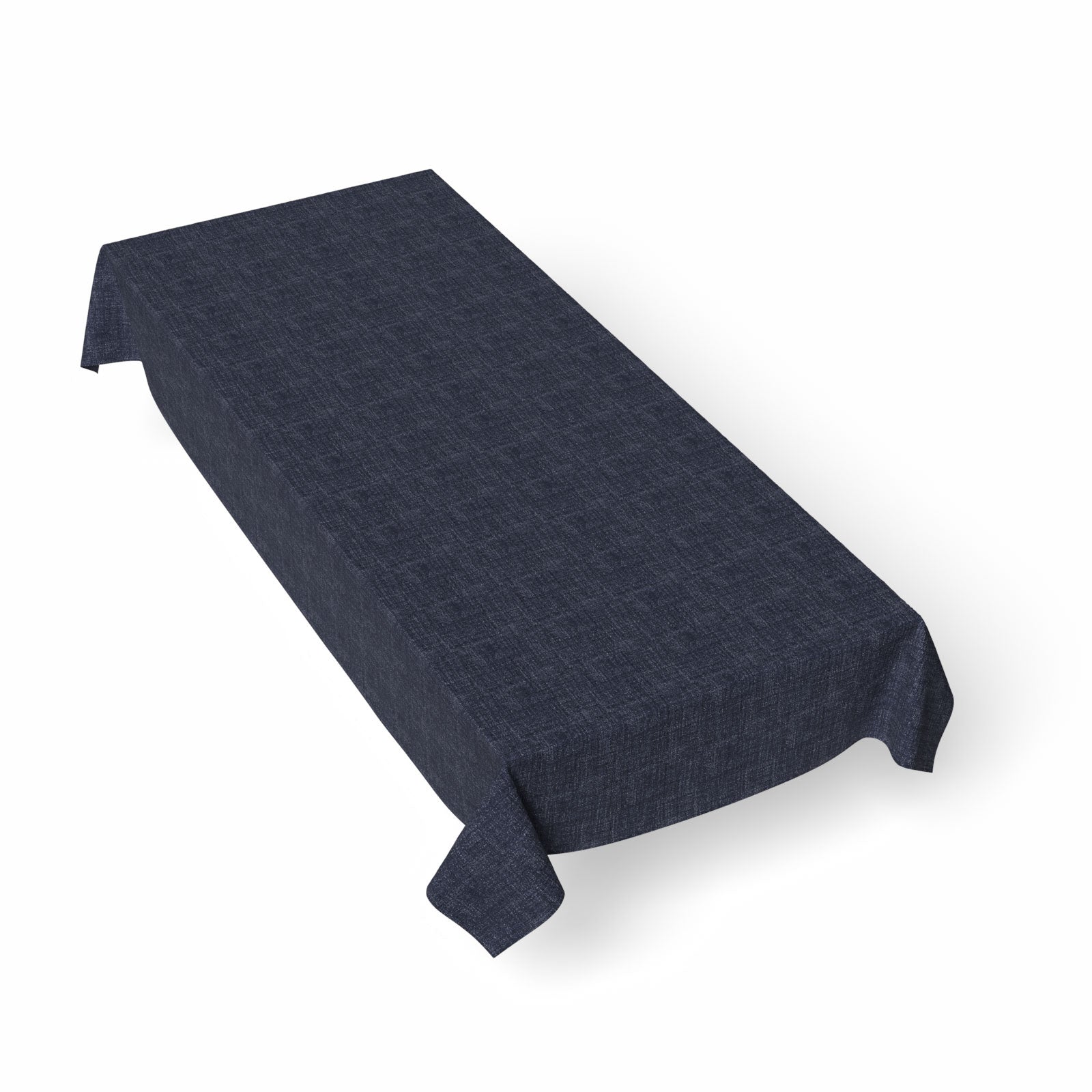 مفرش طاولة من الكتان - كحلي