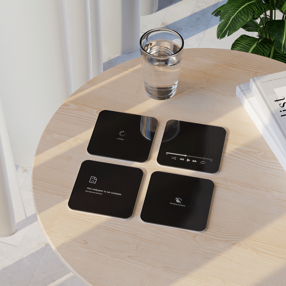 Void - Acrylic Coaster Set
