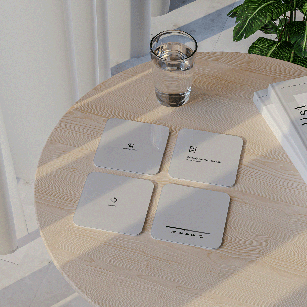 Void - Acrylic Coaster Set