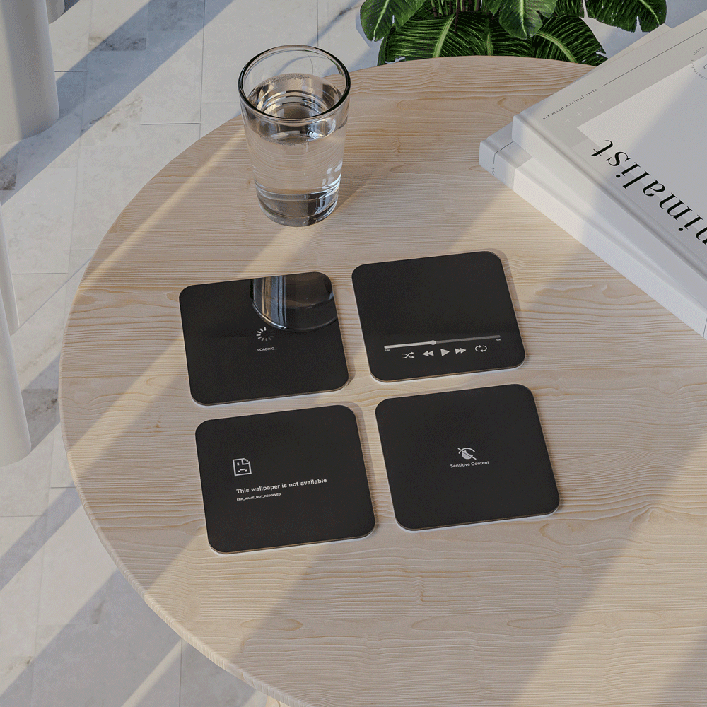 Void - Acrylic Coaster Set