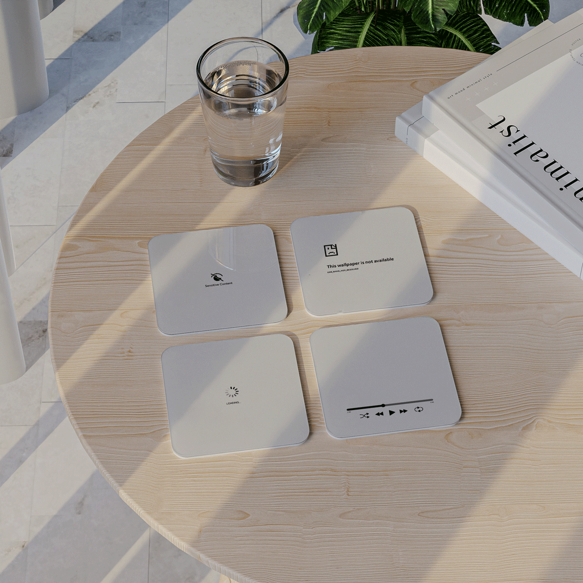 Void - Acrylic Coaster Set