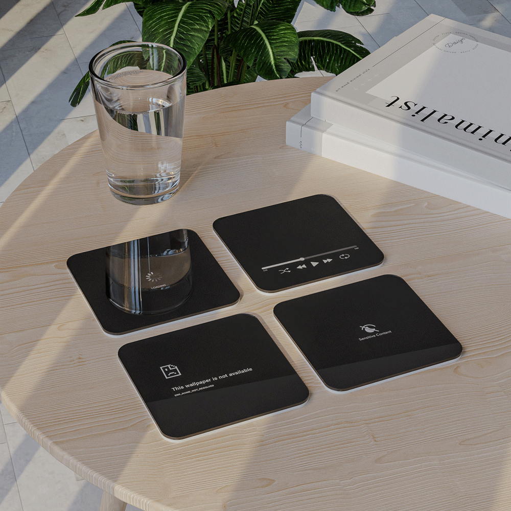 Void - Acrylic Coaster Set