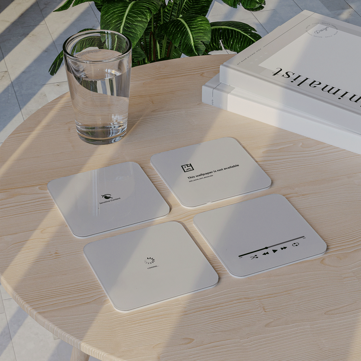 Void - Acrylic Coaster Set