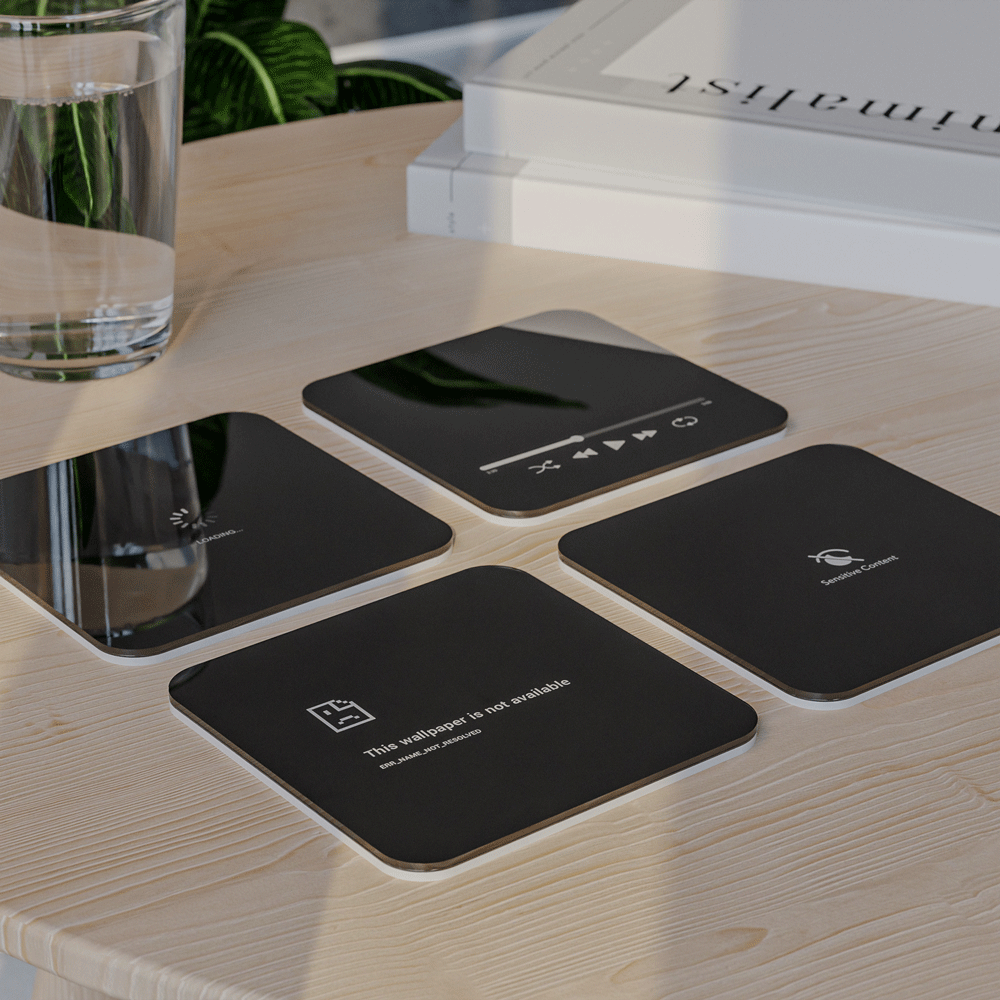 Void - Acrylic Coaster Set