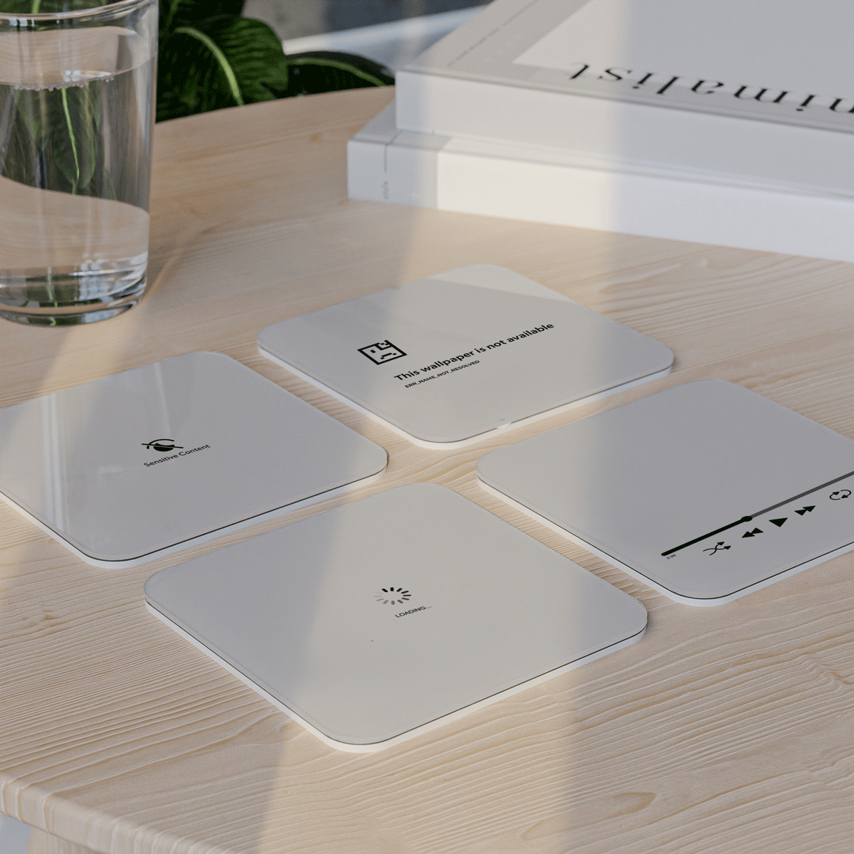 Void - Acrylic Coaster Set