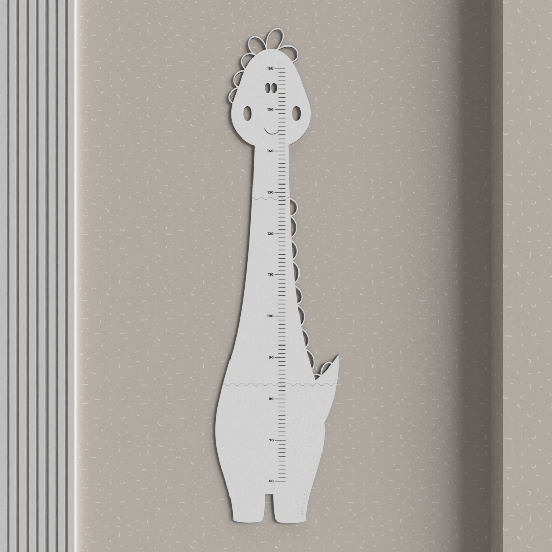Dinosaur Boy Wood Growth Chart