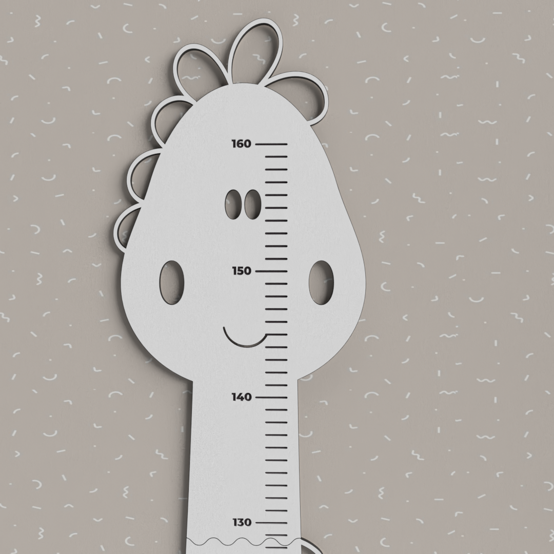 Dinosaur Boy Wood Growth Chart