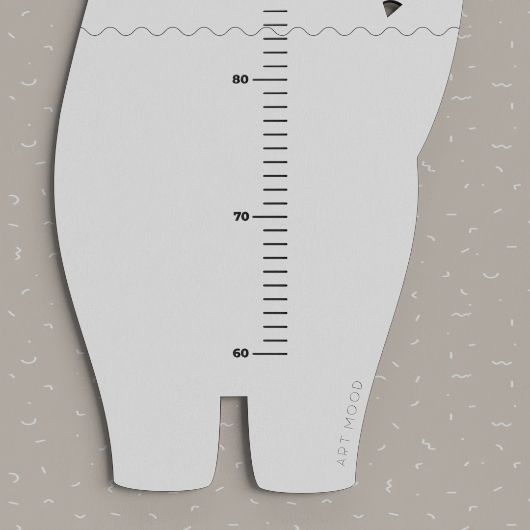 Dinosaur Boy Wood Growth Chart